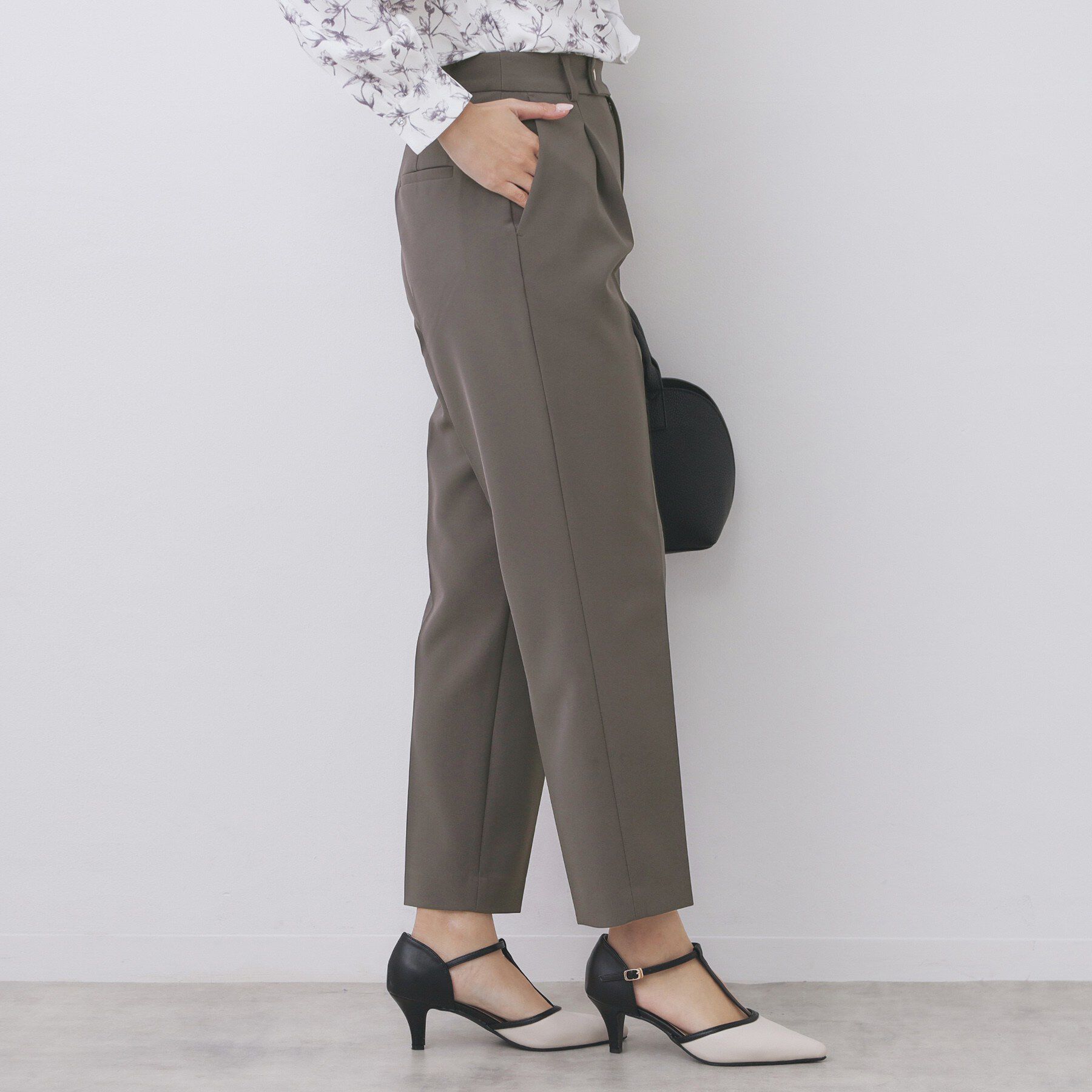 index「ストレッチテーパードパンツ/セットアップ可【洗濯機OK/防シワ/イージーアイロン】」|その他|