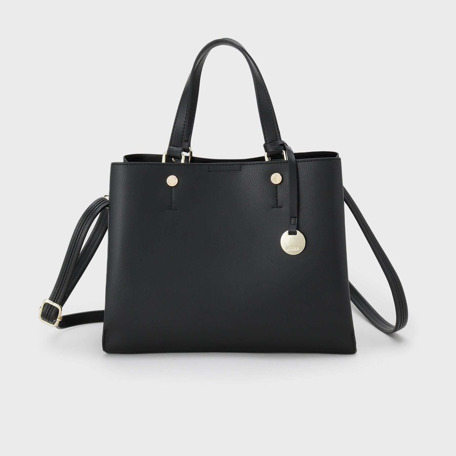 index「2WAYカシメデザインミドルトート」|トートバッグ|