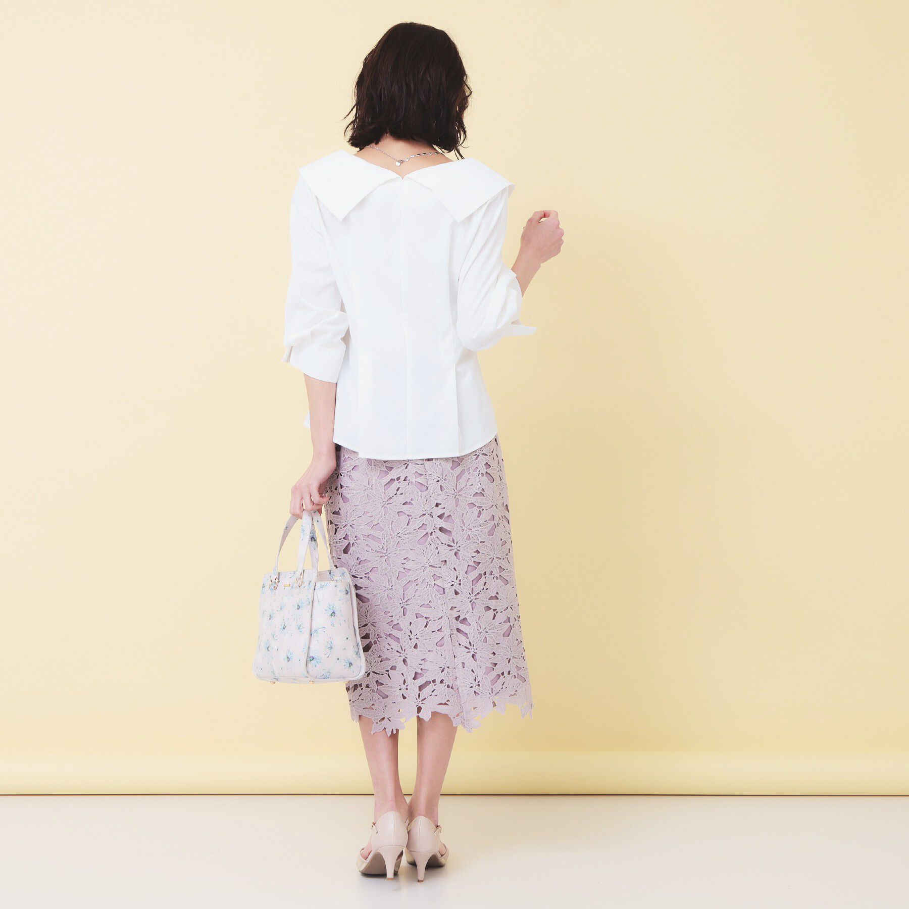 index「カシュクールタックシャツ【洗濯機OK/ストレッチ】」|シャツ・ブラウス|