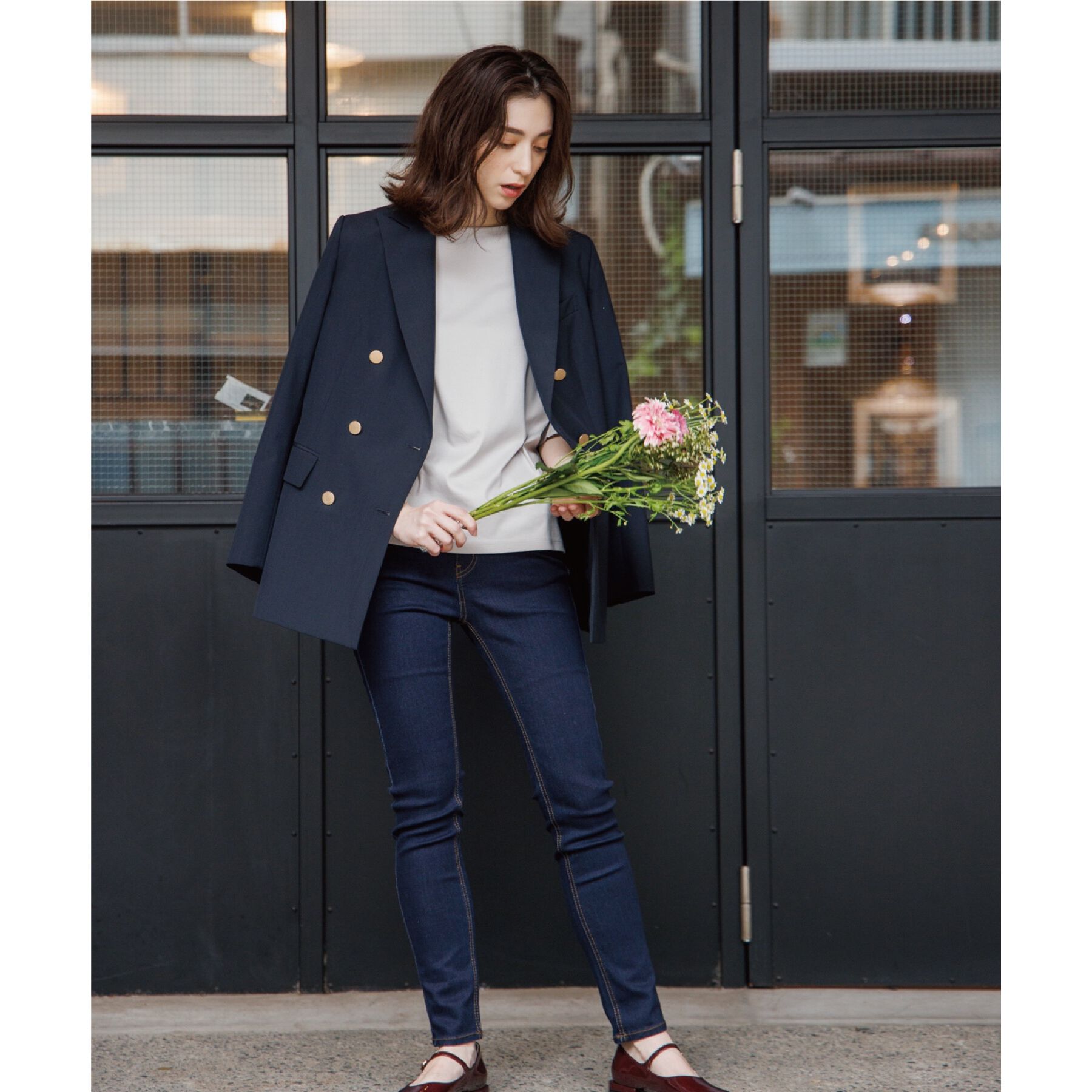 OPAQUE.CLIP「ストレッチスキニーパンツ」|その他|