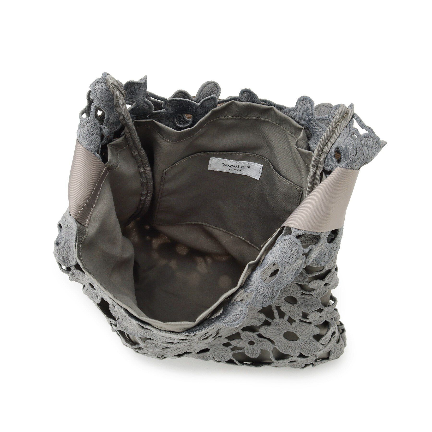 OPAQUE.CLIP「フラワーレーストートバッグ」|トートバッグ|