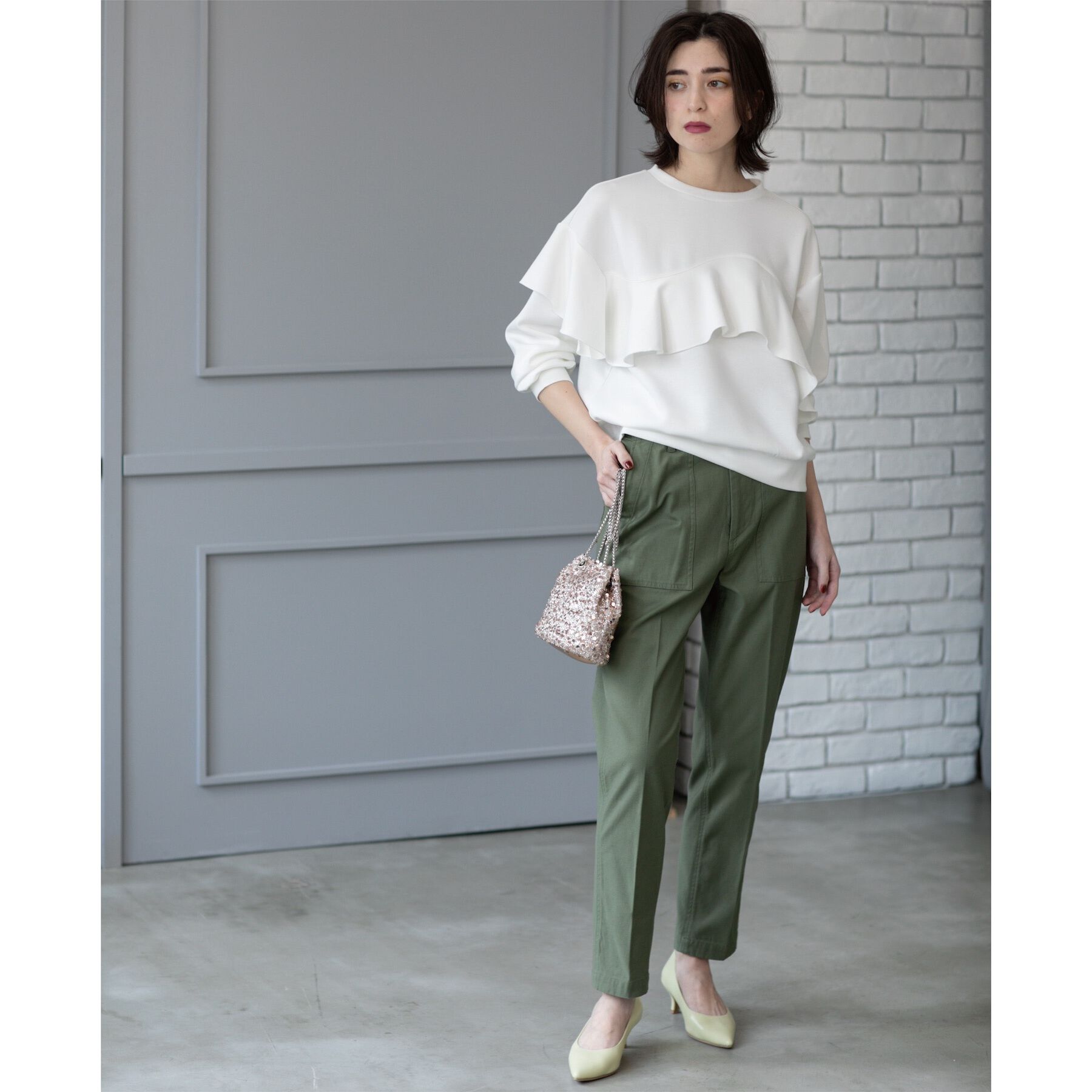 OPAQUE.CLIP「《S-LLサイズ》ストレッチベイカーパンツ【洗濯機洗い可】」|その他|