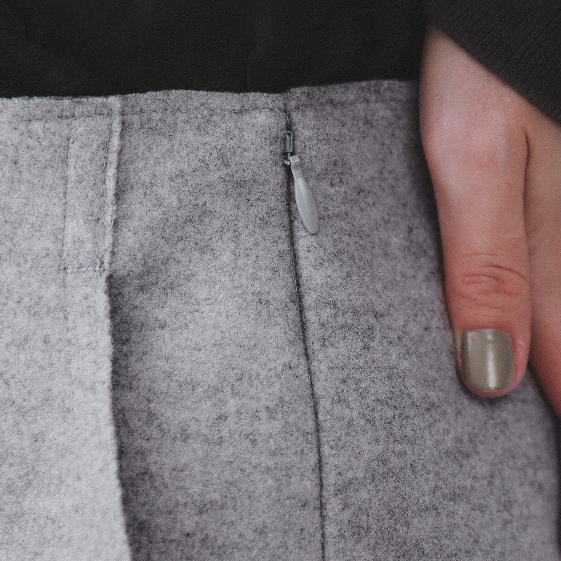 OPAQUE.CLIP「ウールライクストレッチタイトスカート【洗濯機洗い可】」|スカート|