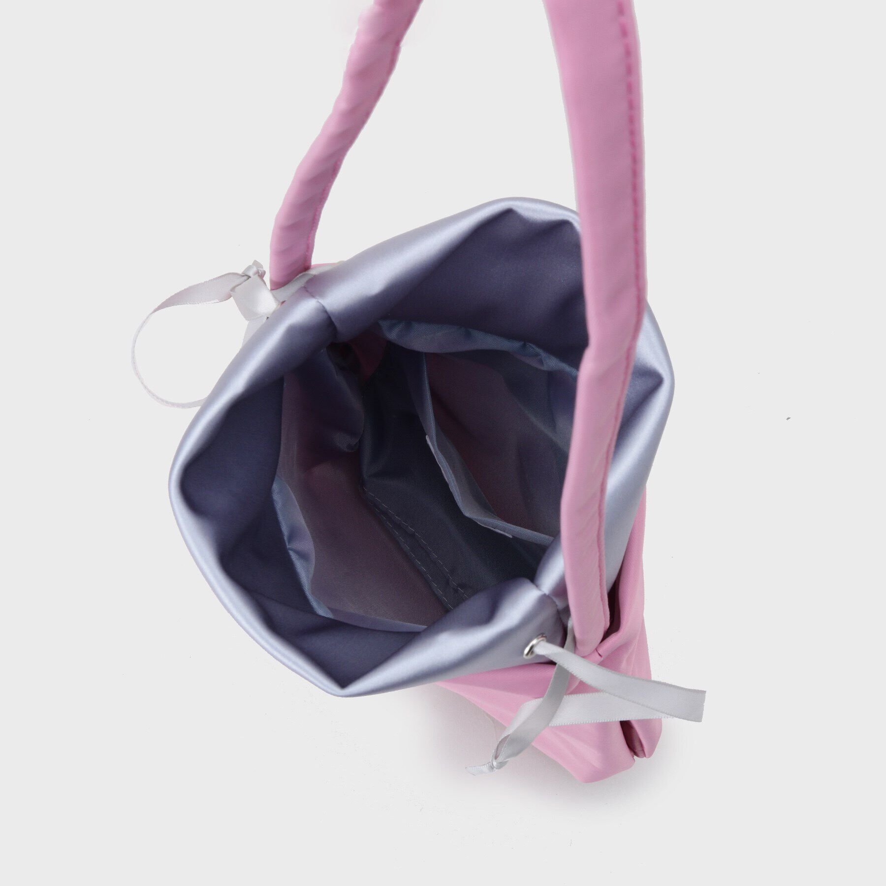 OPAQUE.CLIP「サテンコンビ巾着ワンショルダーバッグ」|ショルダー・メッセンジャー|