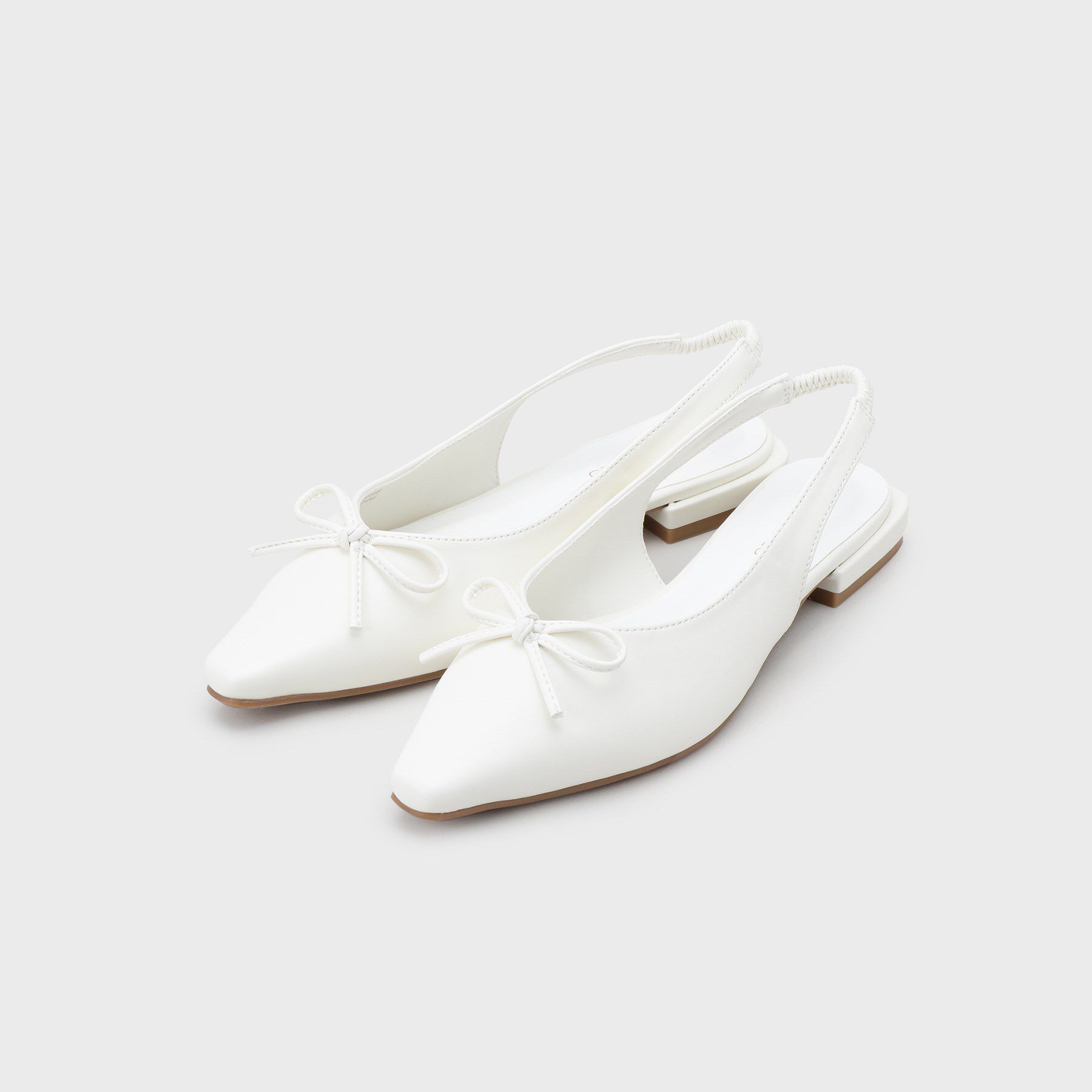 OPAQUE.CLIP「【抗菌防臭加工】リボンフラットミュール」|サンダル|