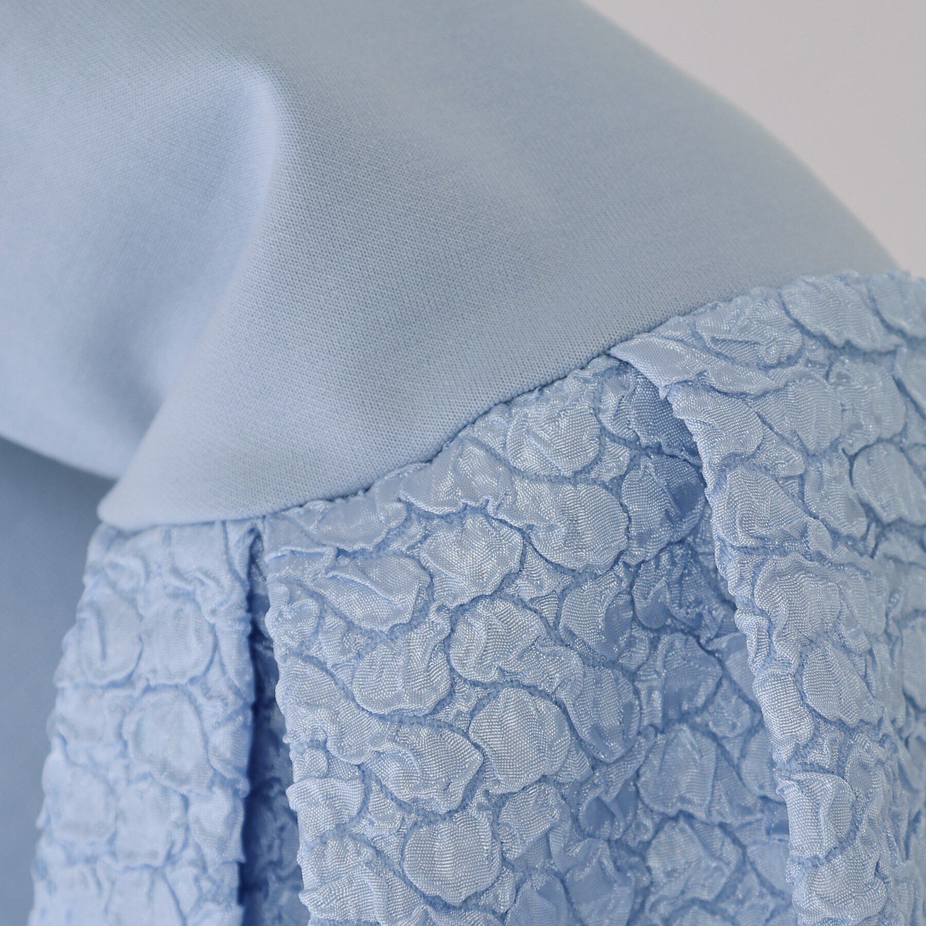 OPAQUE.CLIP「ジャカードバルーンスリーブトップス【洗濯機洗い可】」|Tシャツ・カットソー|