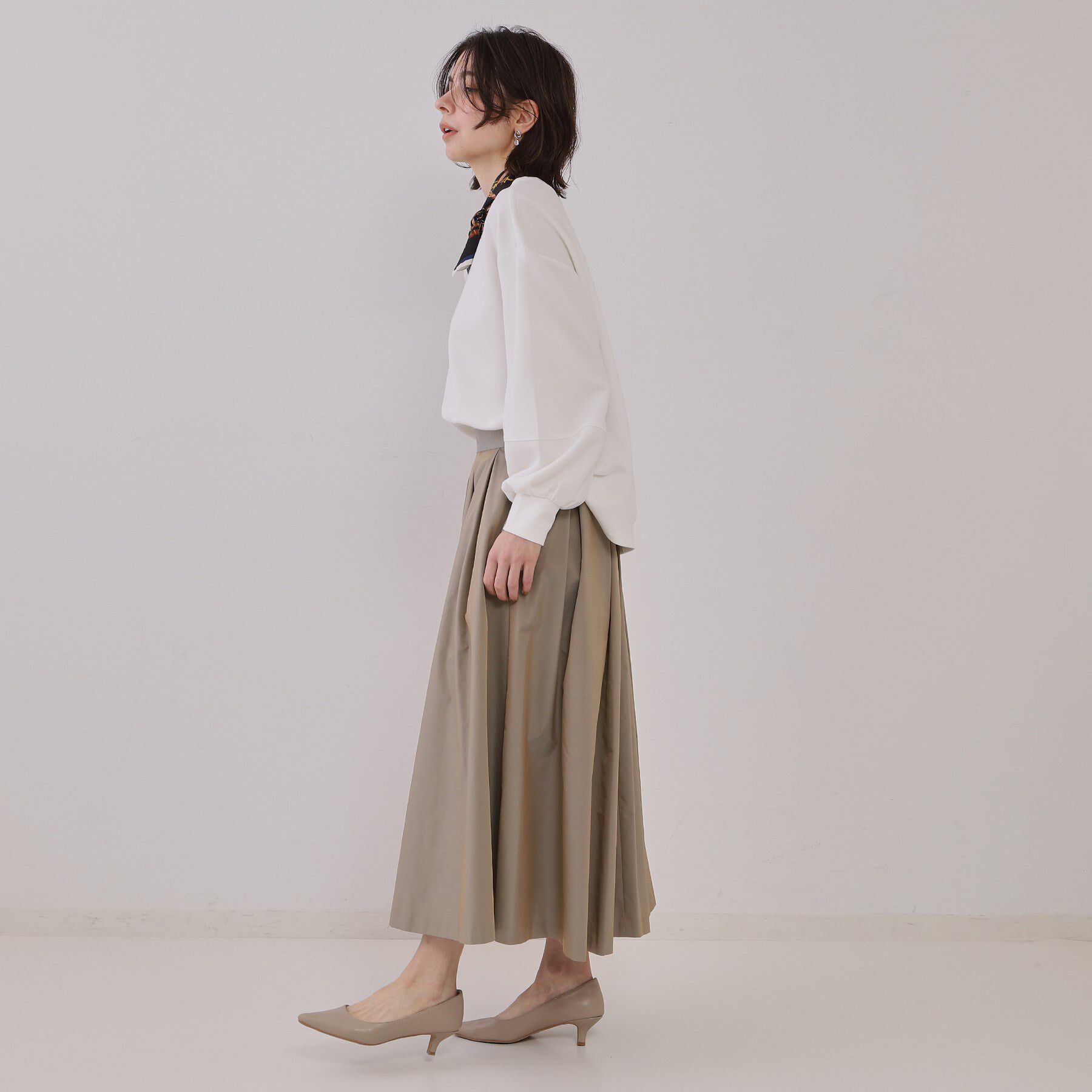 OPAQUE.CLIP「ボリュームスリーブトップス【洗濯機洗い可】」|Tシャツ・カットソー|