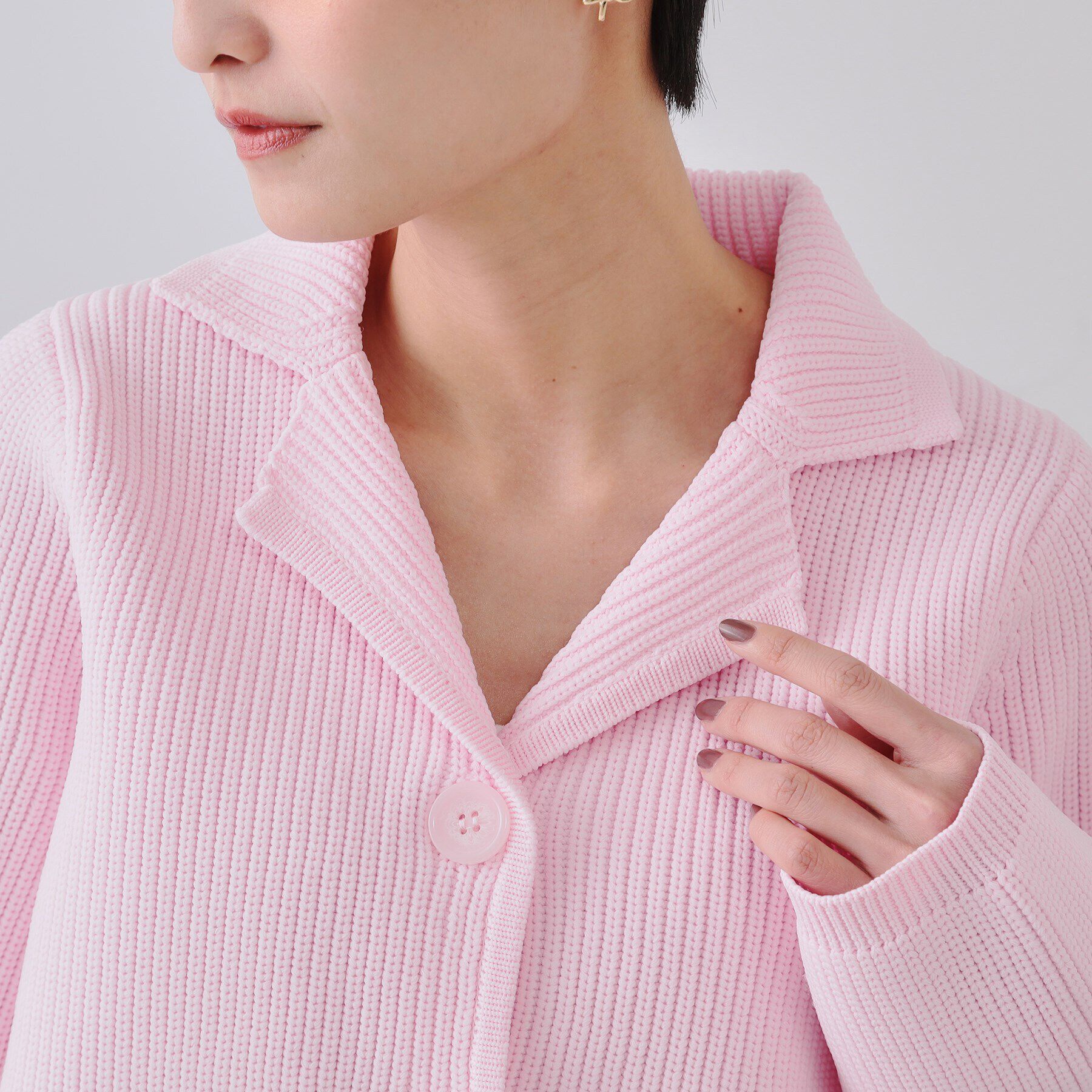 OPAQUE.CLIP「ショートニットカーディガン【洗濯機洗い可/抗ピル】」|カーディガン|