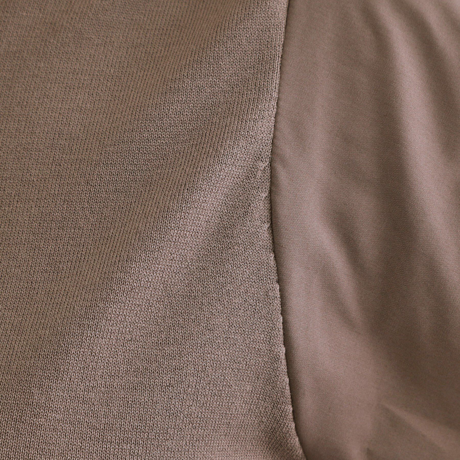 OPAQUE.CLIP「フハクスリーブドッキングニット【洗濯機洗い可】」|ニット・セーター|