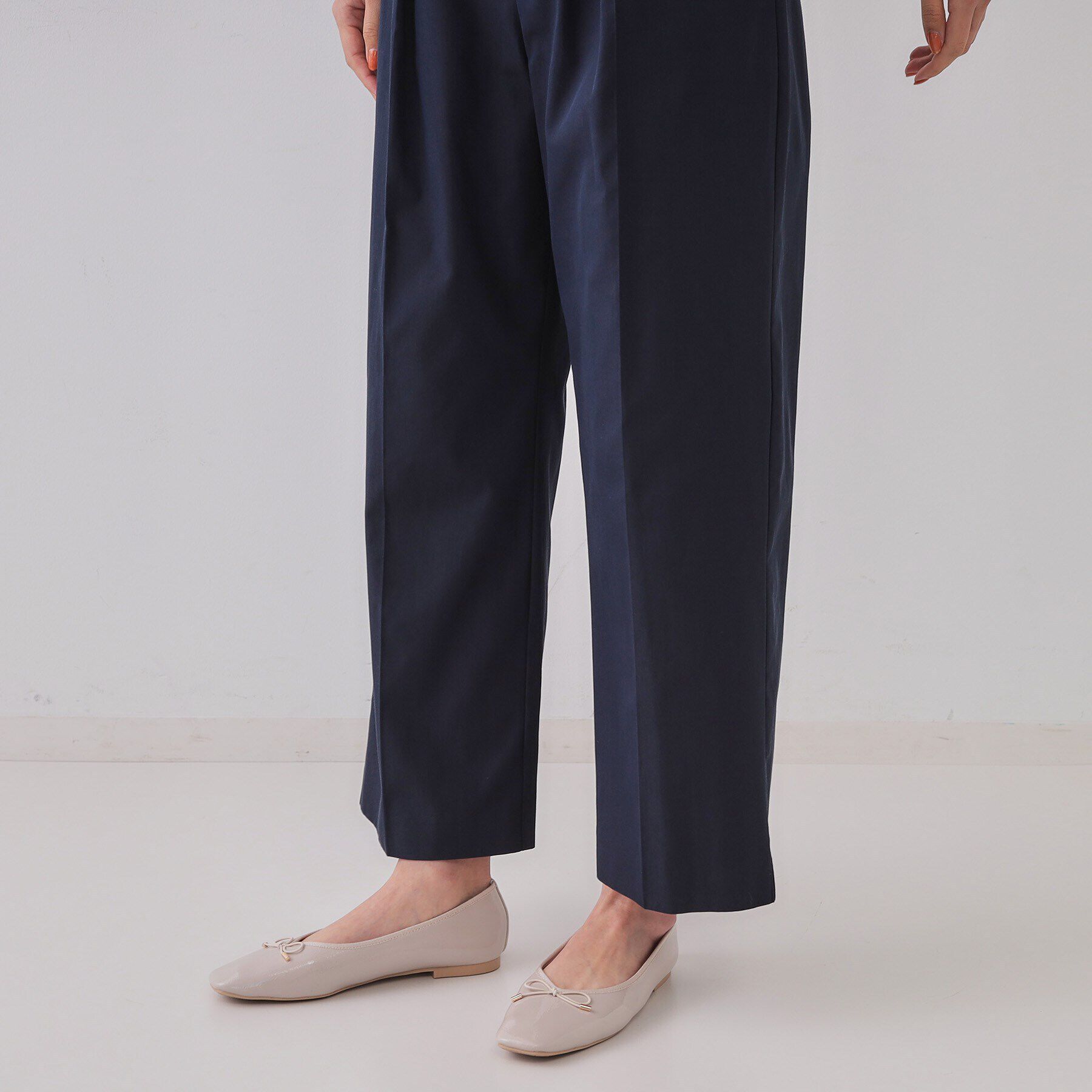 OPAQUE.CLIP「シャンブレーチノワイドパンツ【洗濯機洗い可】」|その他|