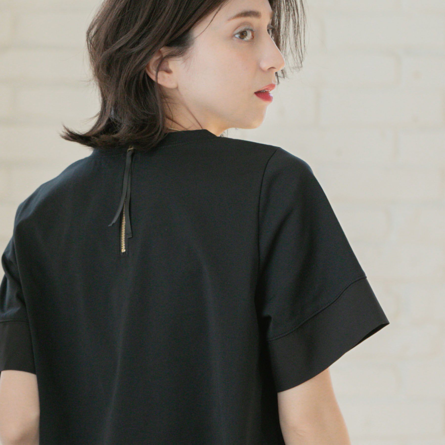 OPAQUE.CLIP「ペプラム切替ドッキングトップス【洗濯機洗い可】」|Tシャツ・カットソー|