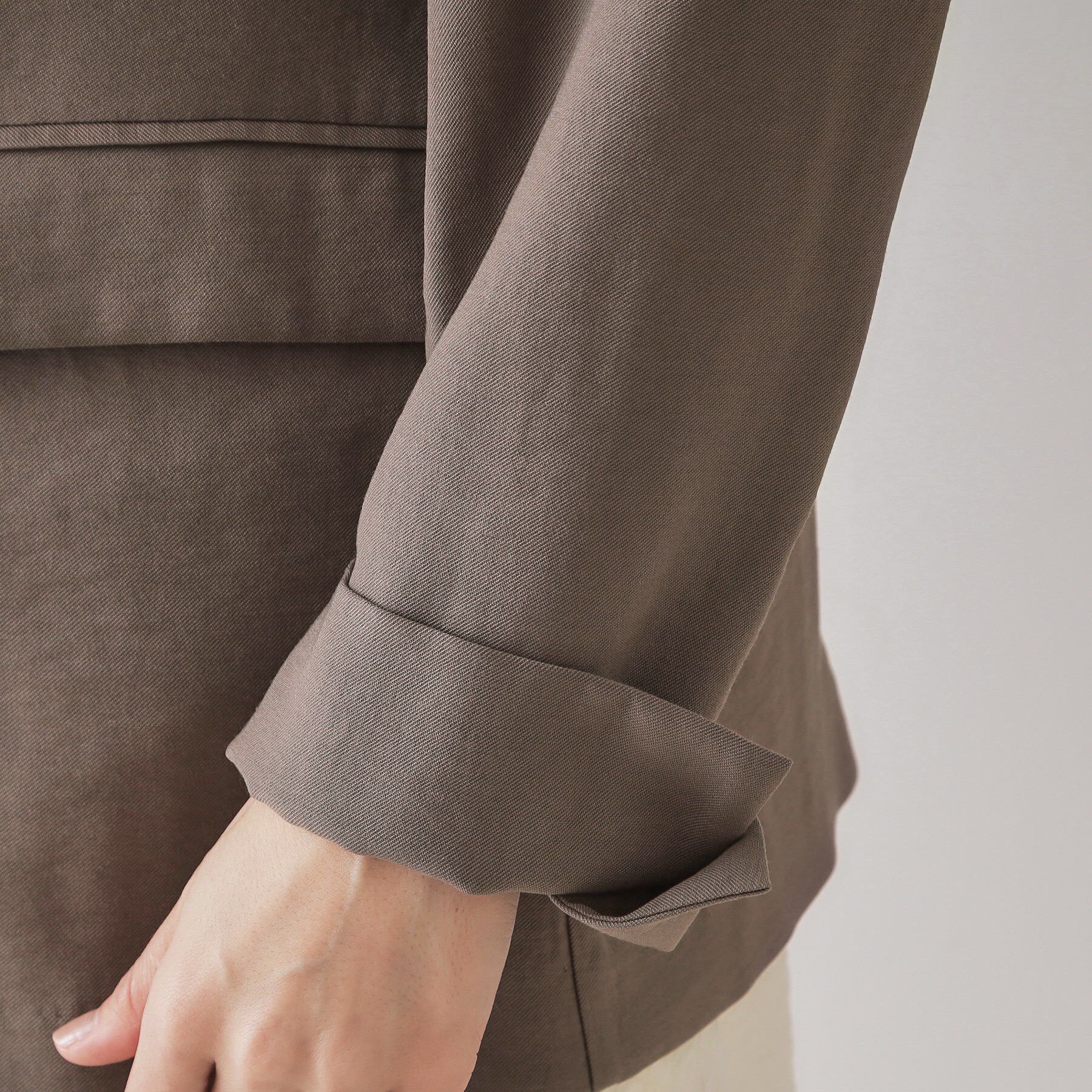 OPAQUE.CLIP「ダブルブレストジャケット【洗える】」|テーラードジャケット|