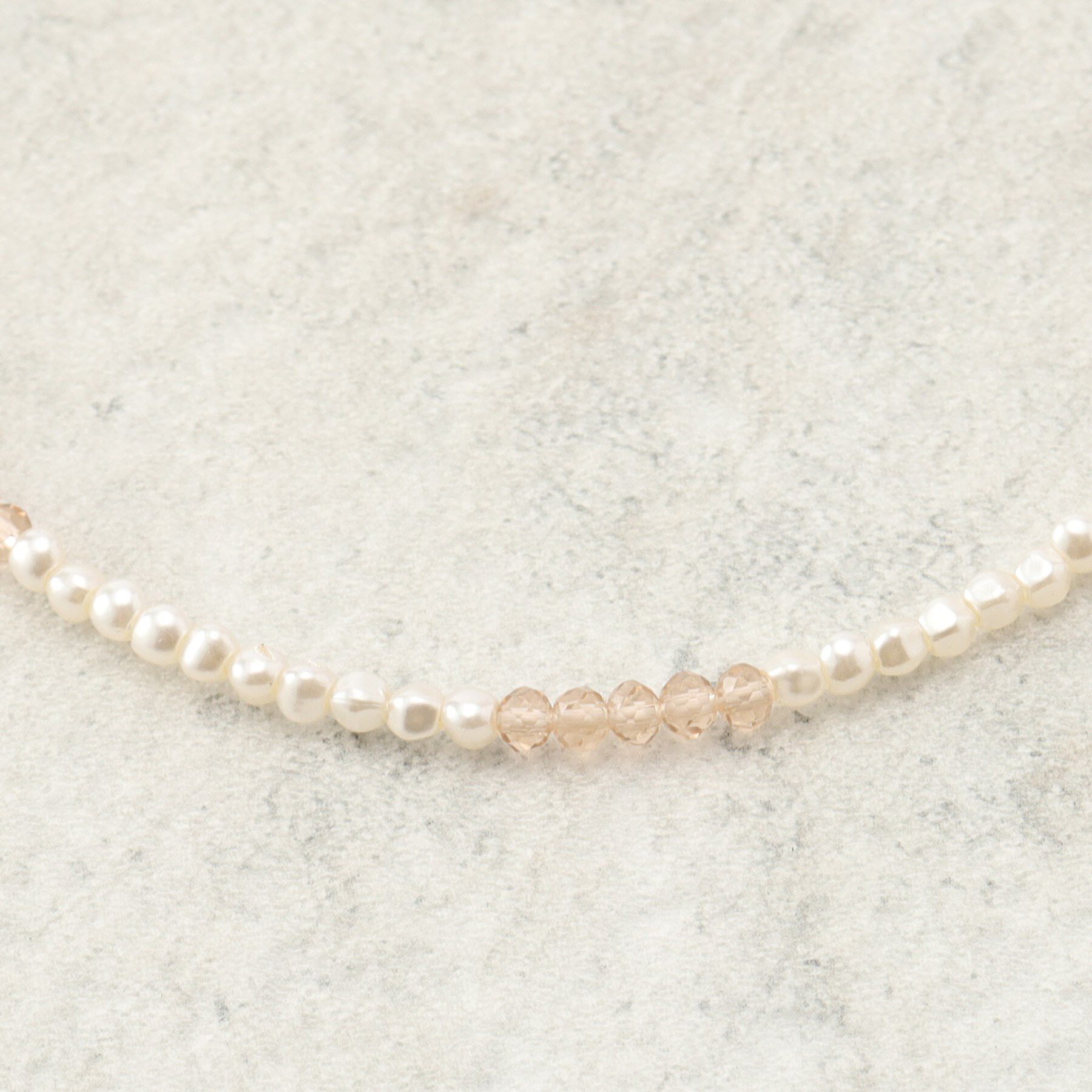 OPAQUE.CLIP「ガラスビーズネックレス」|ネックレス|