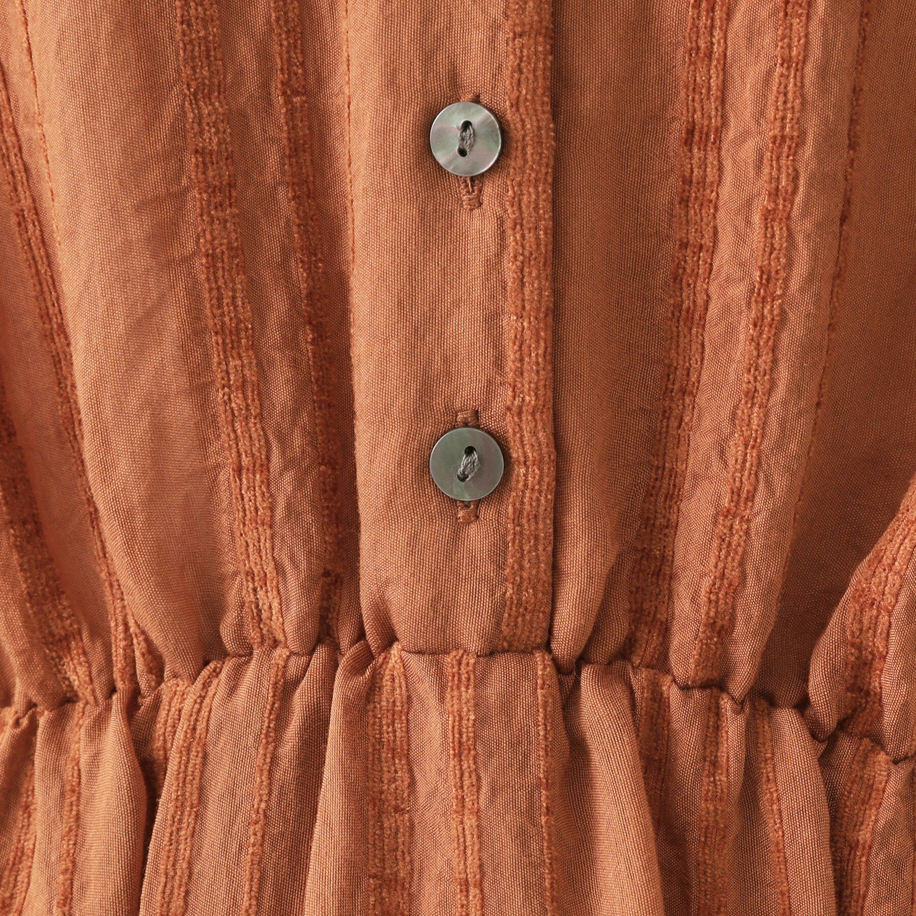 OPAQUE.CLIP「Vネックフィット＆フレアワンピース」|ワンピース|