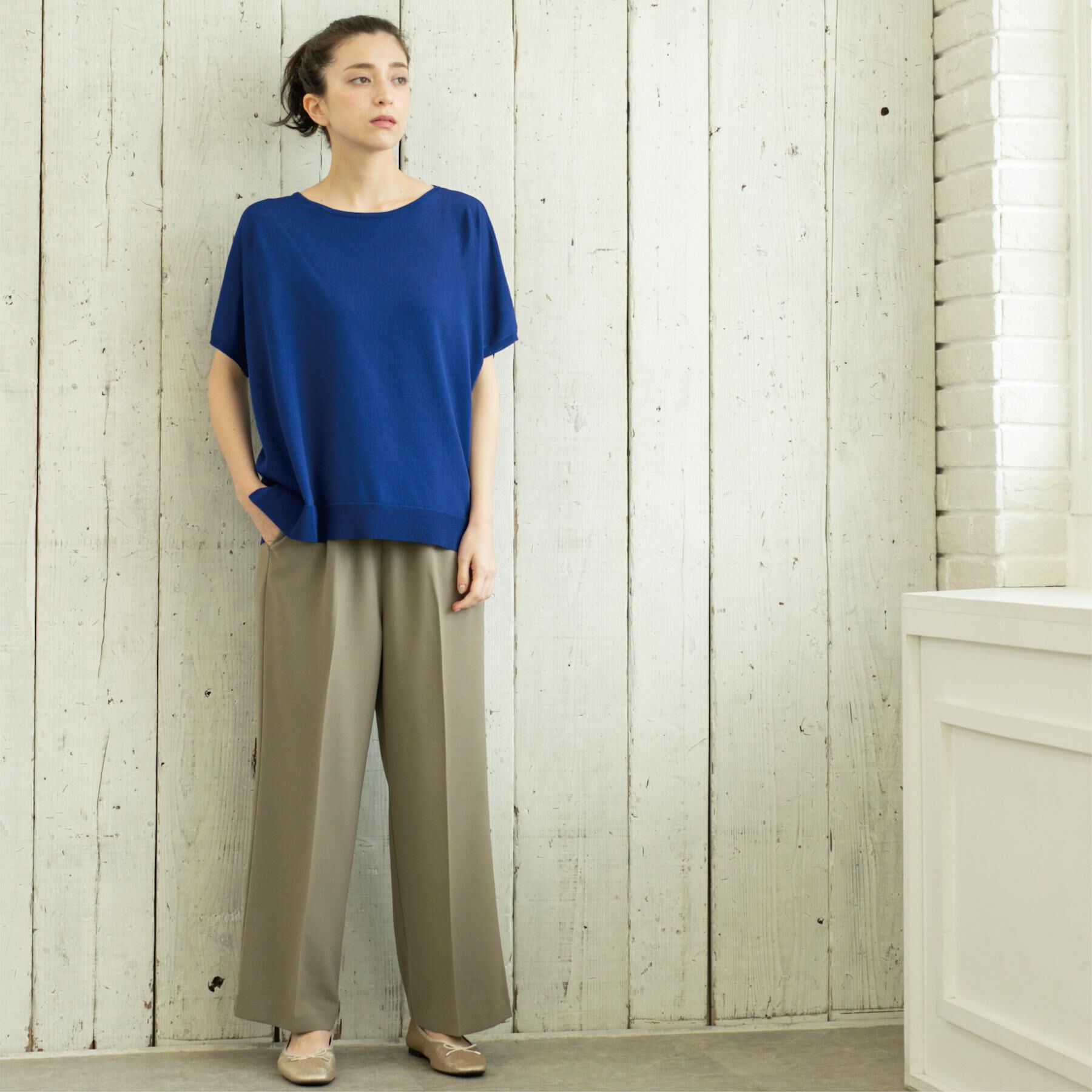 OPAQUE.CLIP「美脚イージーワイドパンツ【防シワ/洗濯機洗い可/抗ピル/ストレッチ】《丈が選べる/SS-LLサイズ/」|その他|