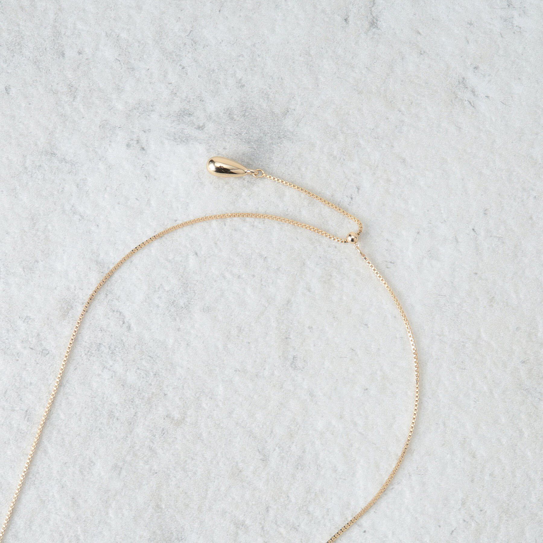 OPAQUE.CLIP「【2WAY】Y字しずくメタルネックレス」|ネックレス|