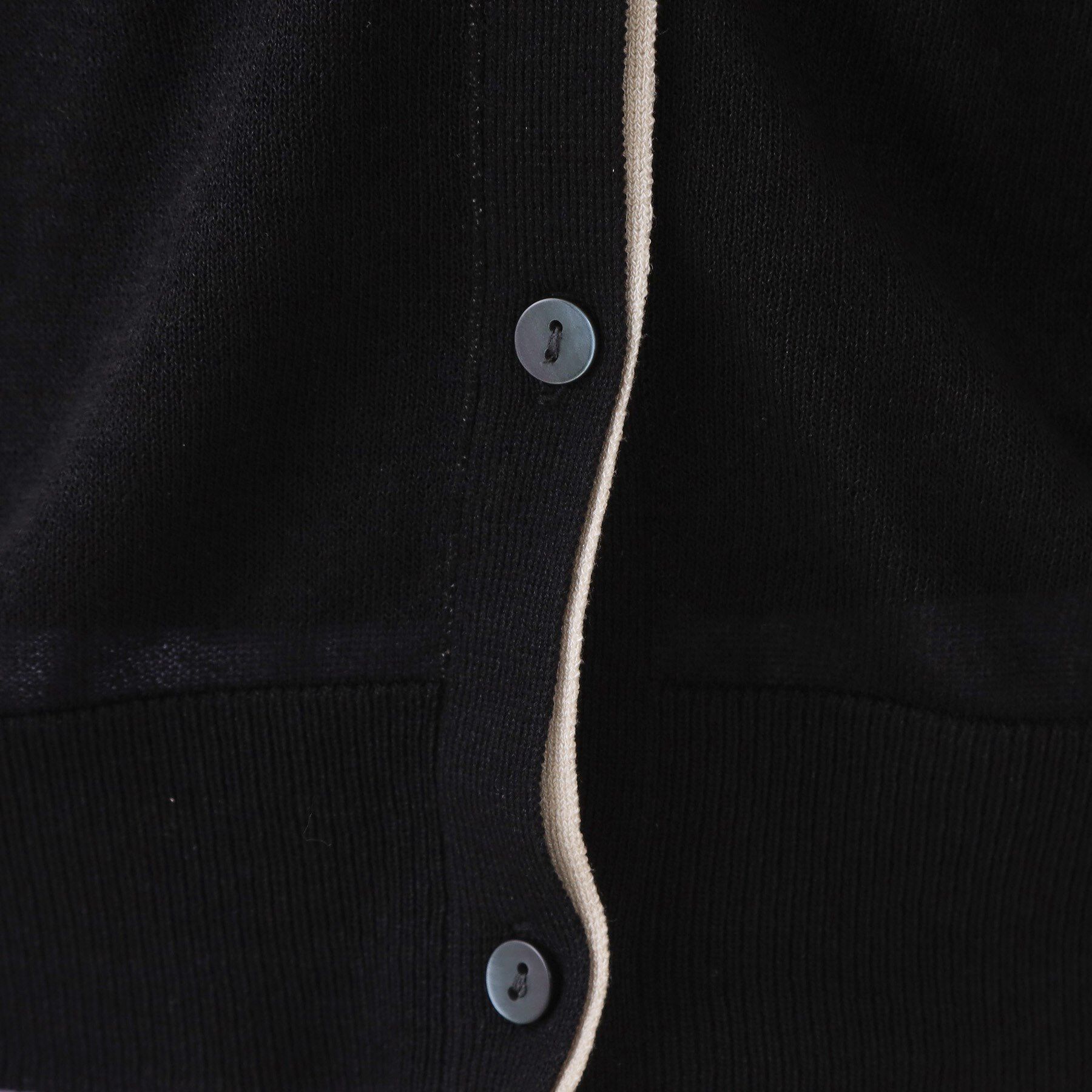 OPAQUE.CLIP「配色シアークルーニットカーディガン【洗濯機洗い可/抗ピル】」|カーディガン|