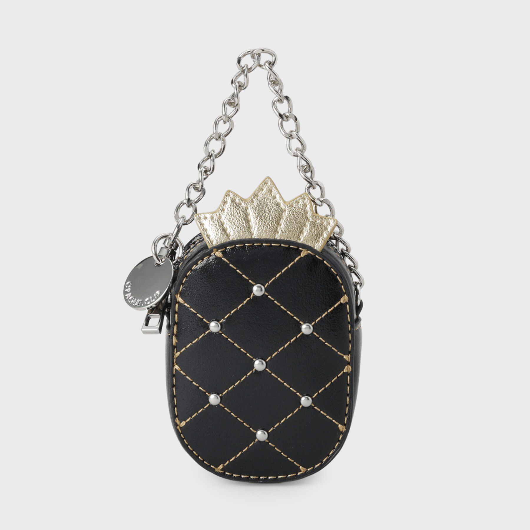 OPAQUE.CLIP「トロピカルメタリックバッグチャーム」|キーケース|ブラック(019)