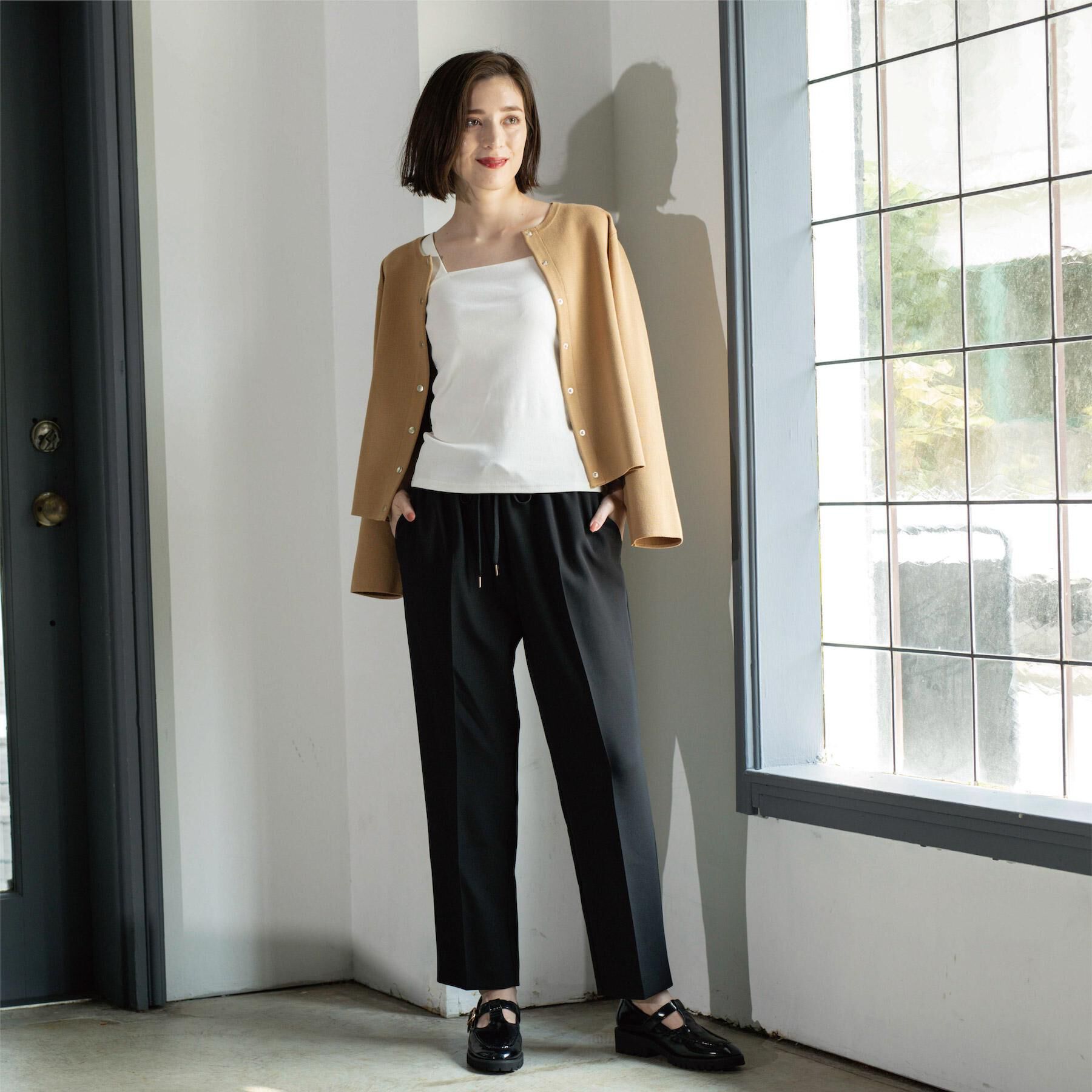 OPAQUE.CLIP「ストレッチ美脚イージーテーパードパンツ【防シワ/洗濯機洗い可】」|その他|