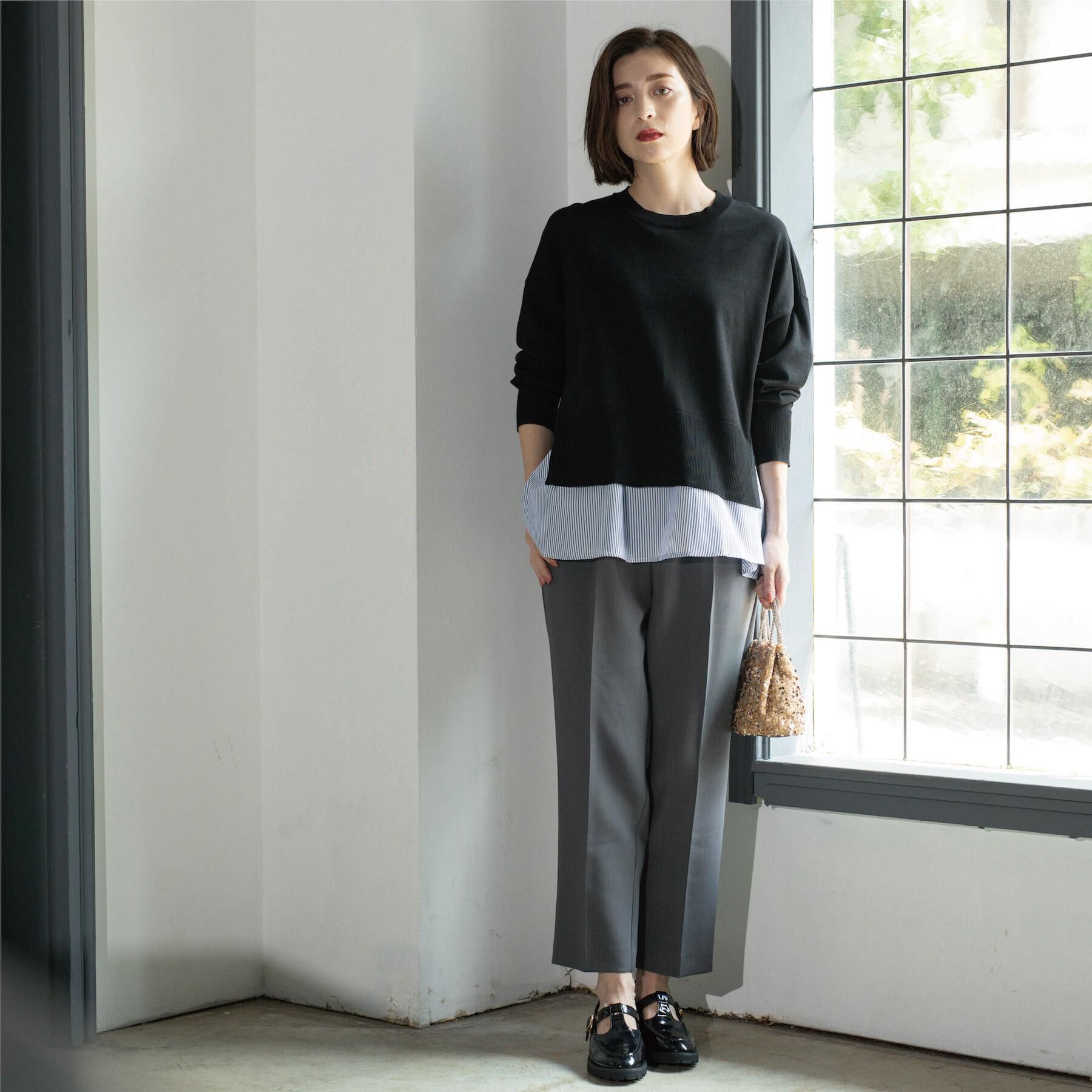 OPAQUE.CLIP「ストレッチ美脚イージーテーパードパンツ【防シワ/洗濯機洗い可】」|その他|