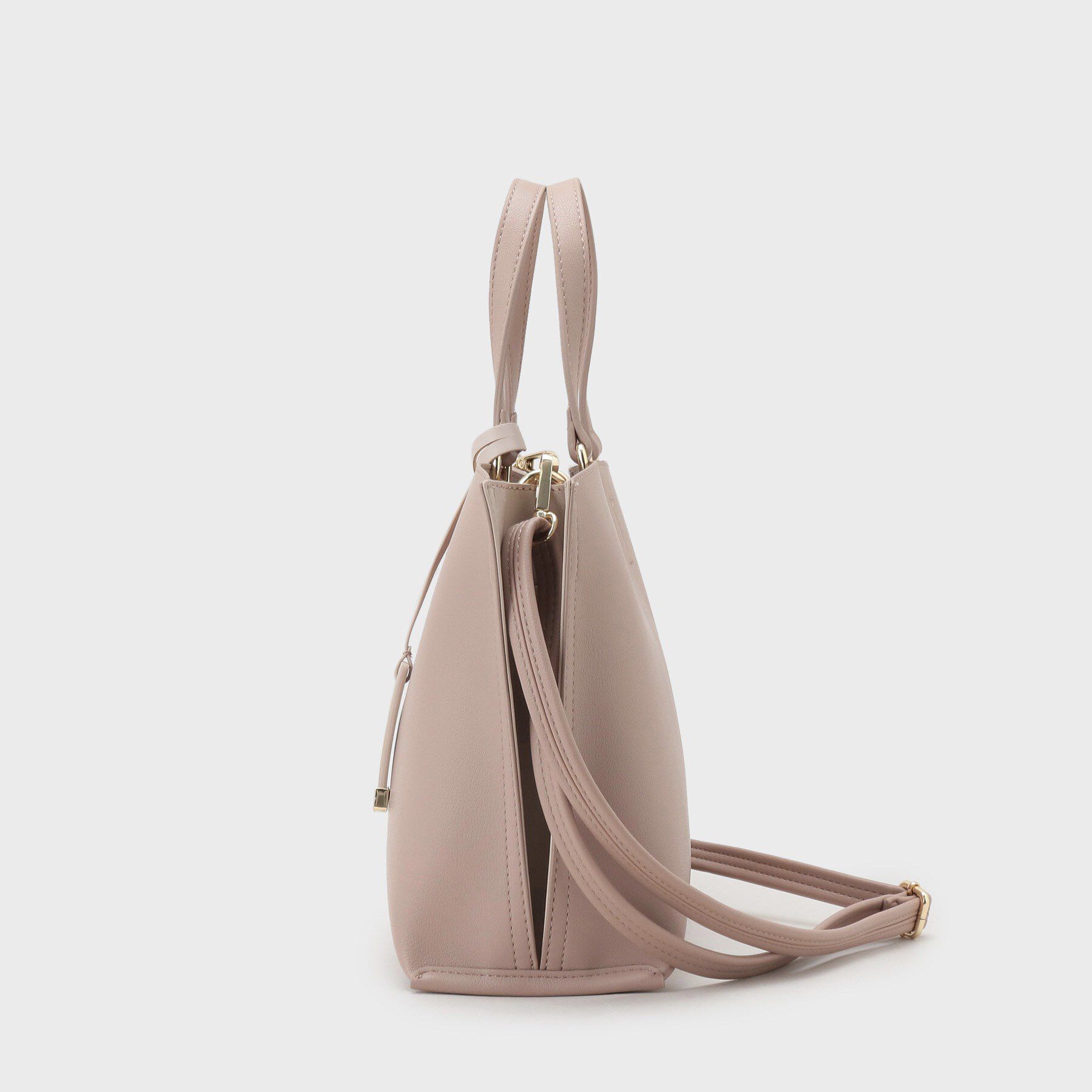 OPAQUE.CLIP「【2WAY/名品】バイカラー3層ミドルトートバッグ」|トートバッグ|