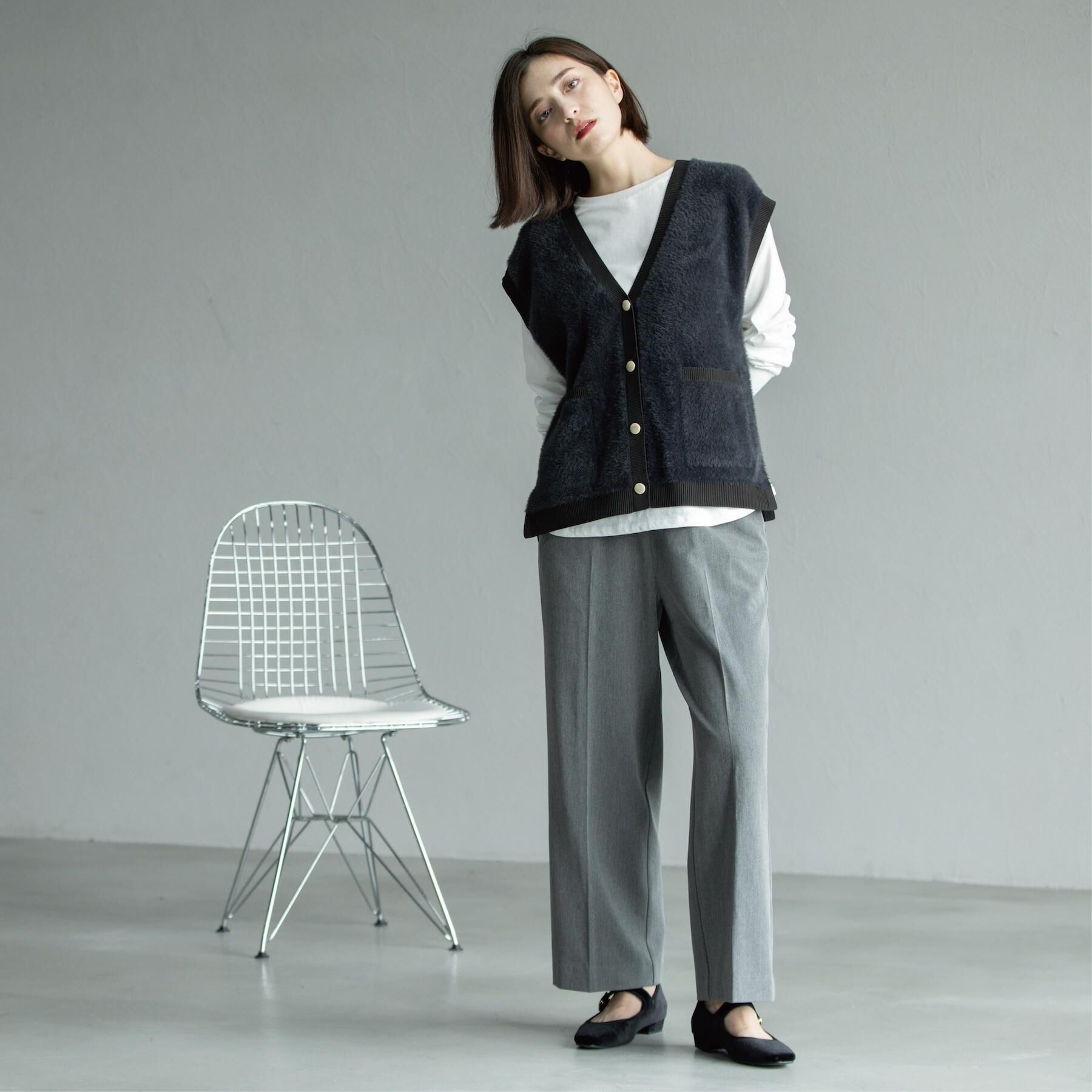 OPAQUE.CLIP「ウォームタッチ イージーワイドパンツ【洗濯機洗OK/ストレッチ】≪SS～LL≫」|その他|