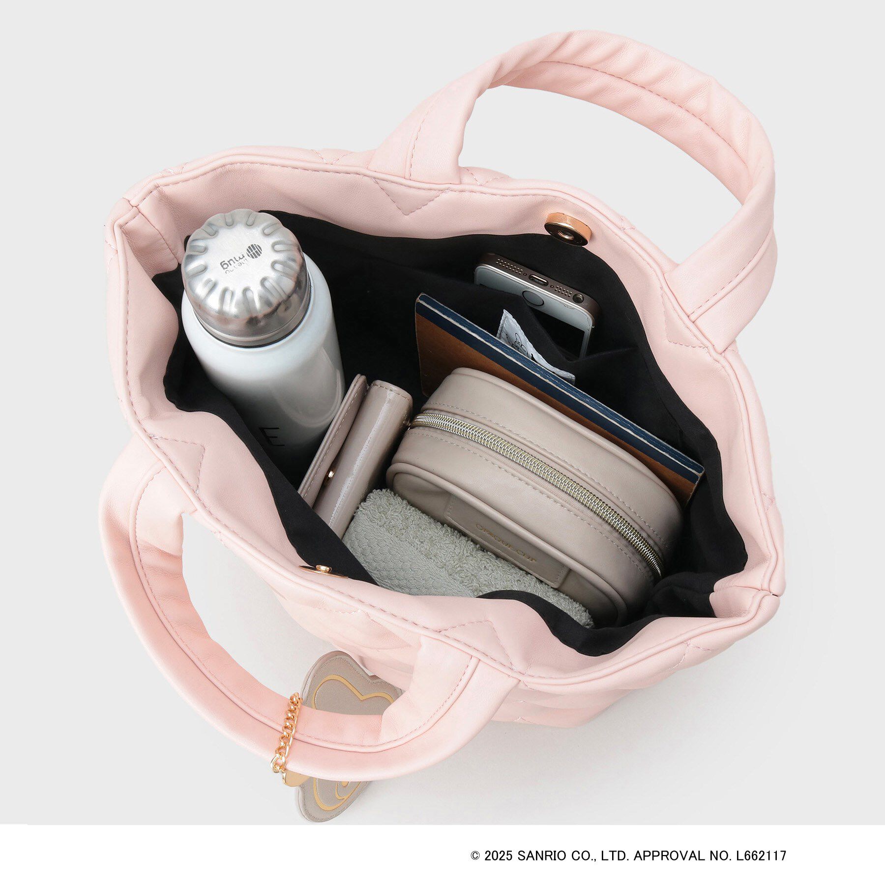 OPAQUE.CLIP「【マイメロディ】キルティングミドルトートバッグ」|トートバッグ|