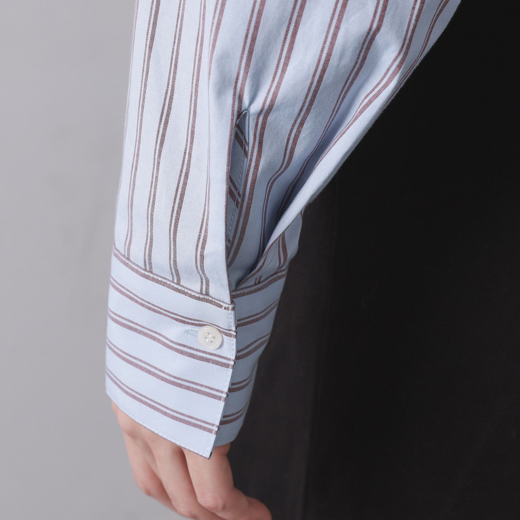 OPAQUE.CLIP「ドロストヘムショートシャツ【洗濯機OK】」|シャツ・ブラウス|