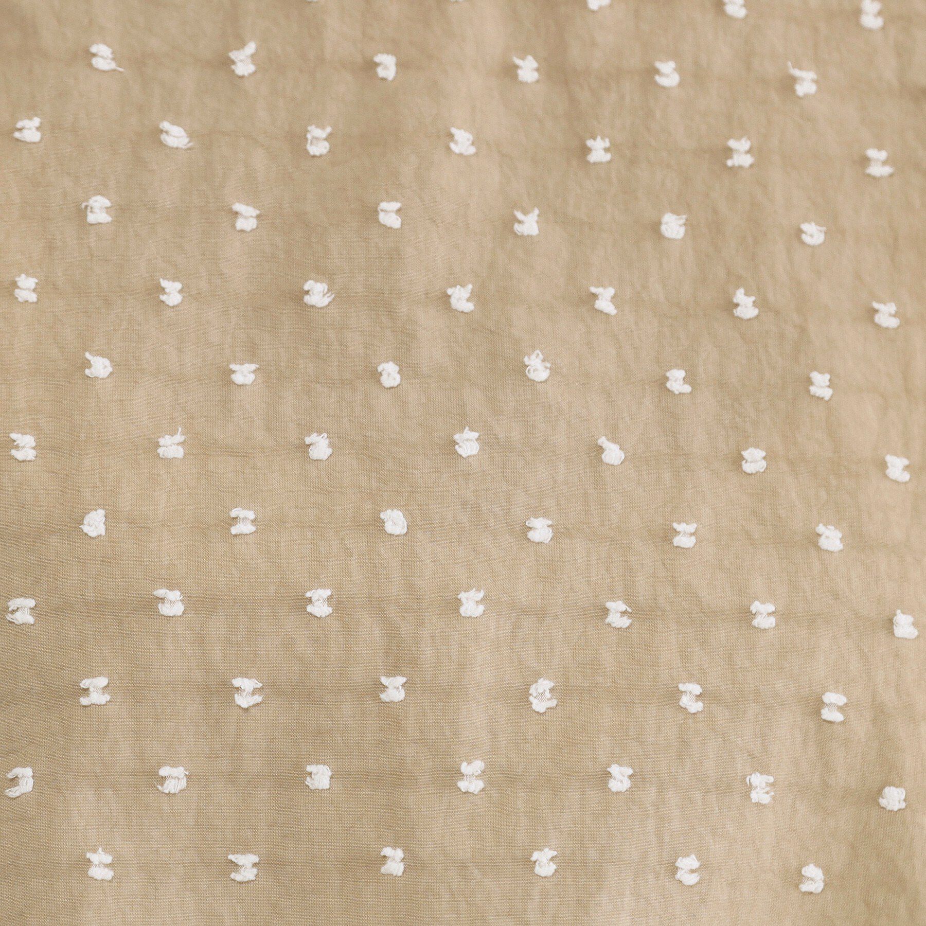 OPAQUE.CLIP「ドビードットパフスリーブブラウス【洗濯機OK】」|シャツ・ブラウス|