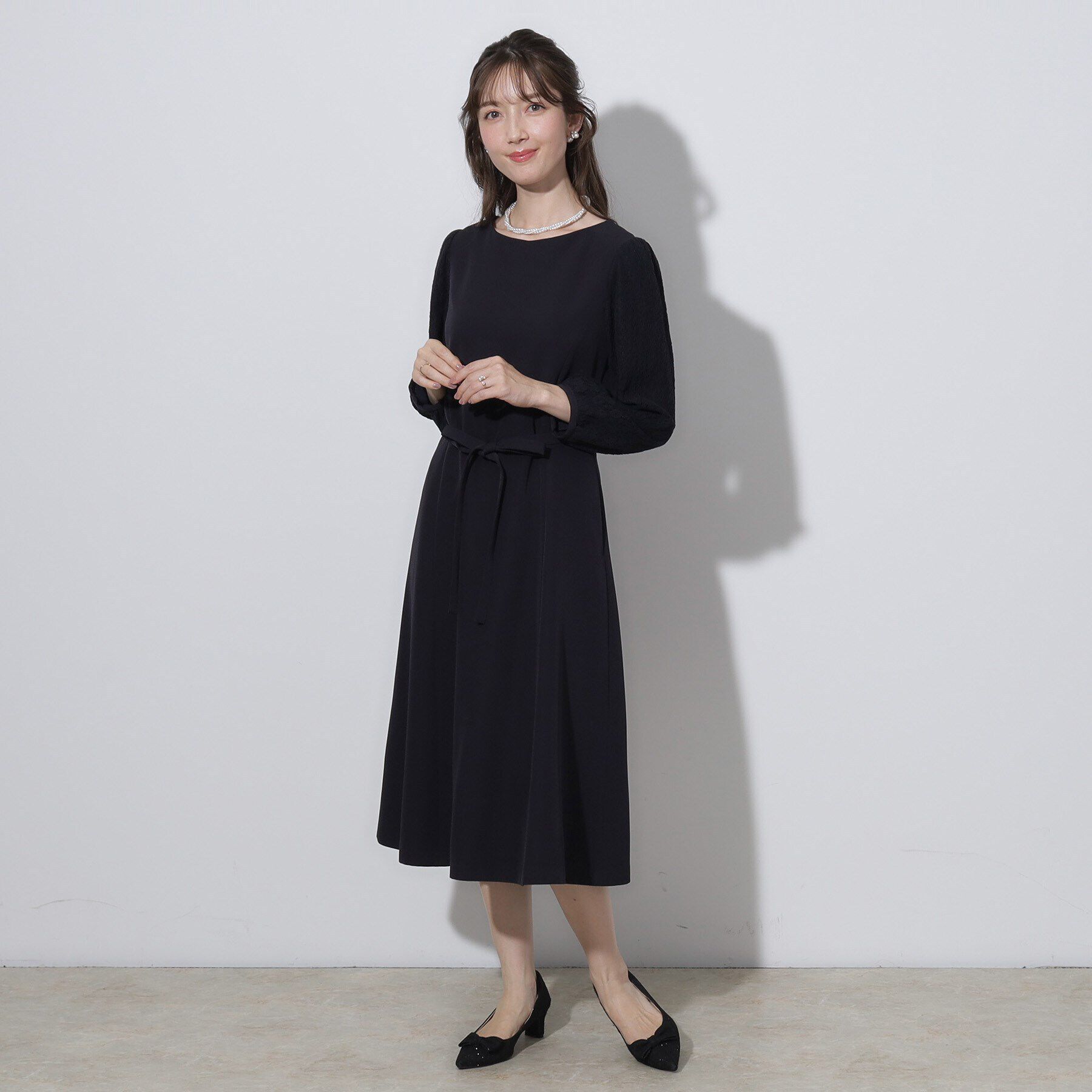 Couture broach「サイドカットリボンパンプス」|パンプス|