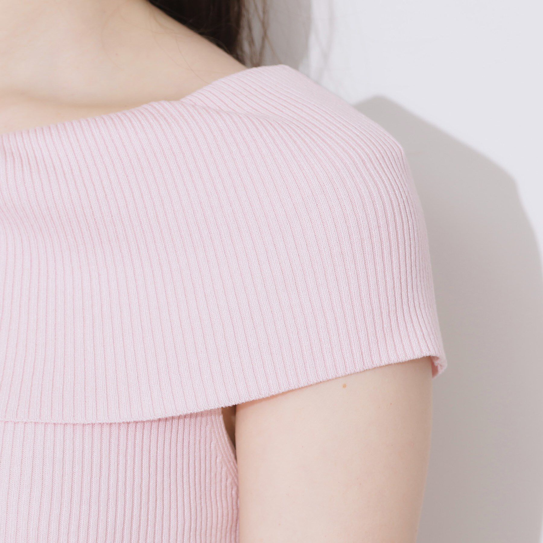 Couture broach「リブオフショルニット」|ニット・セーター|