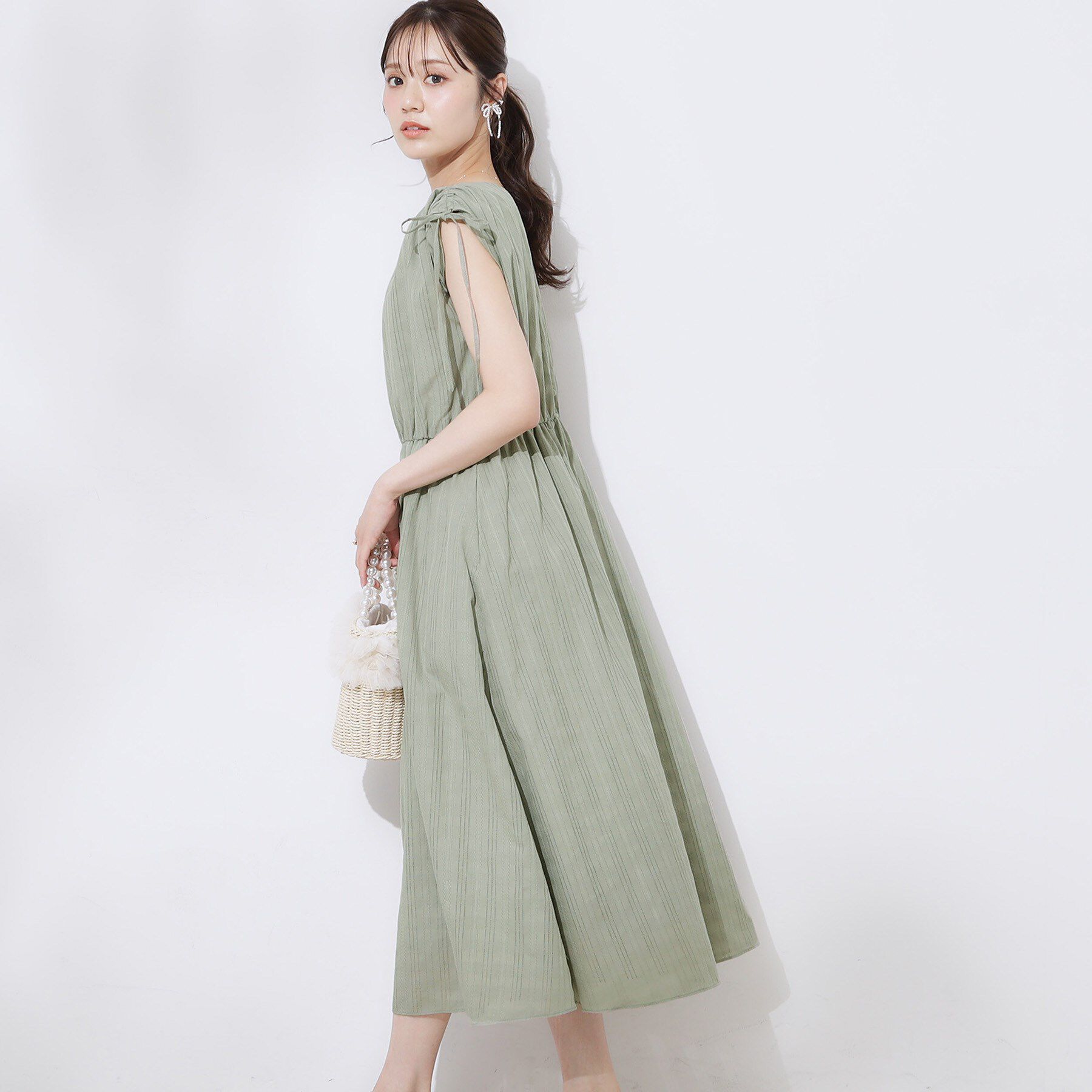 Couture broach「【大人可愛い】カラミチェック サマードレス」|ワンピース|