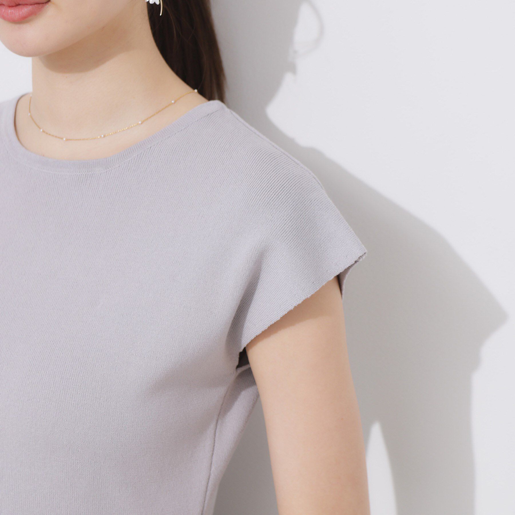 Couture broach「【接触冷感・楽ちん・一枚でキマる】ドッキングニットワンピース」|ワンピース|