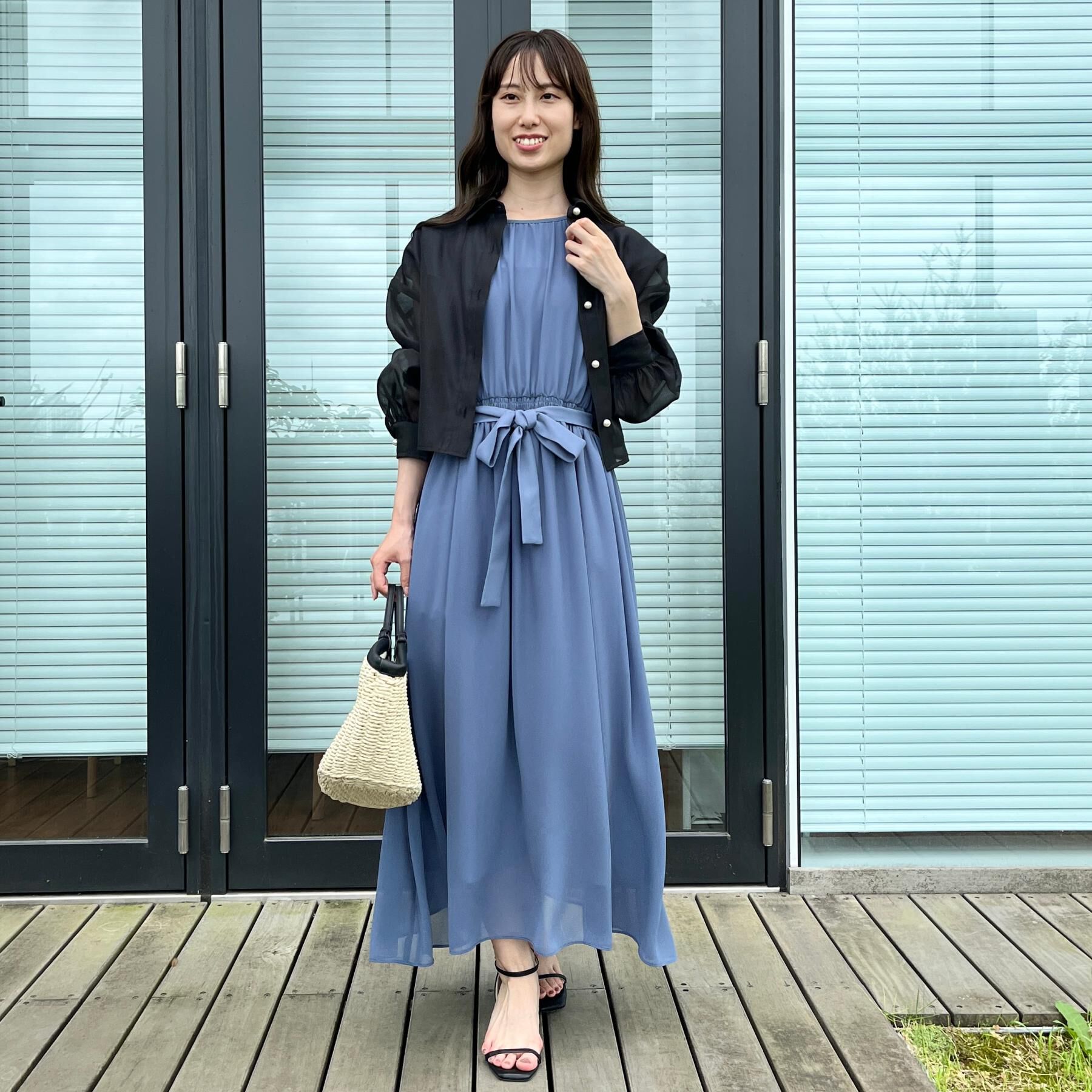 Couture broach「【洗える・秋まで使える】パール調ボタンシアーシャツ」|シャツ・ブラウス|