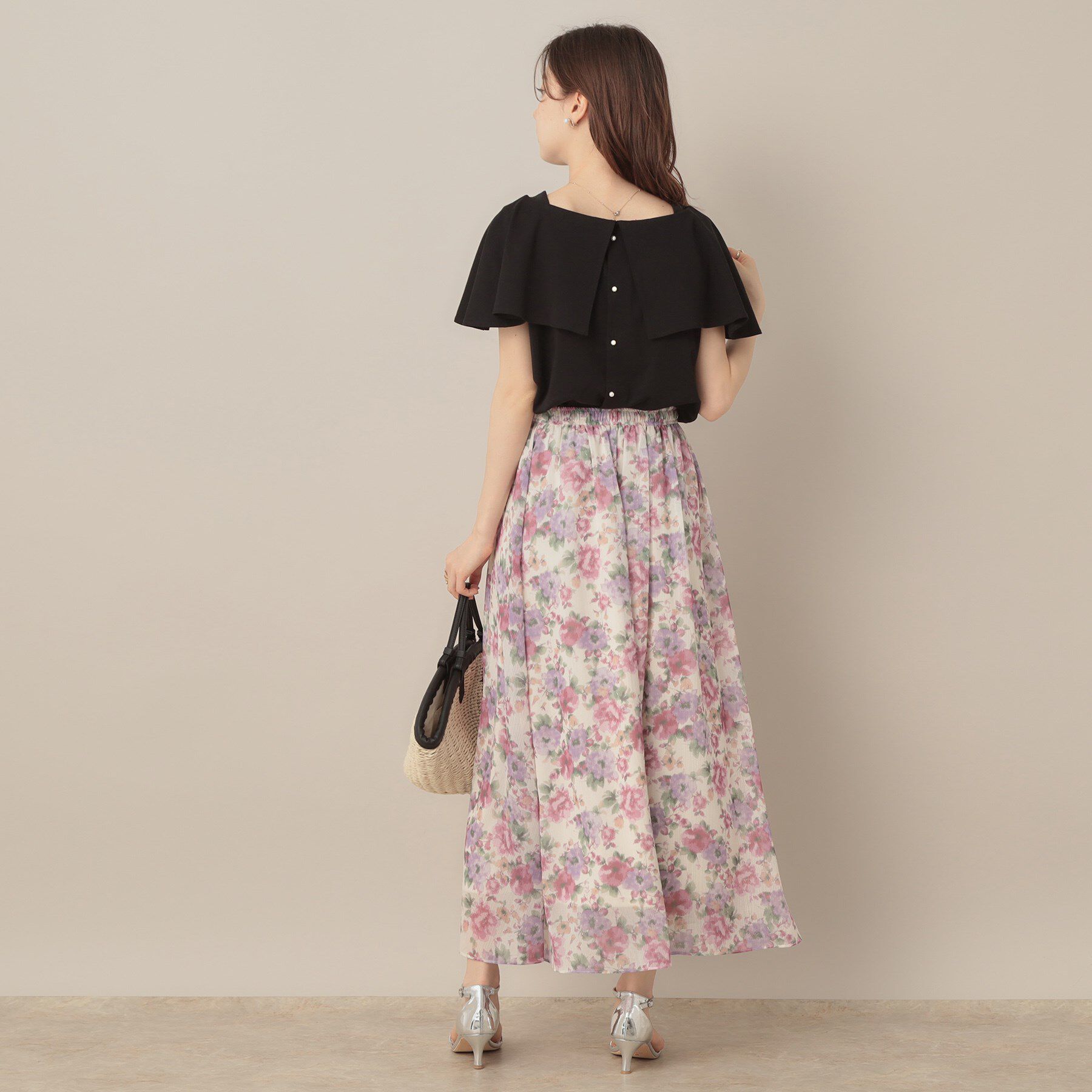 Couture broach「【マシンウォッシャブル・UVケア・接触冷感】2WAYケープデザインカットソー」|Tシャツ・カットソー|