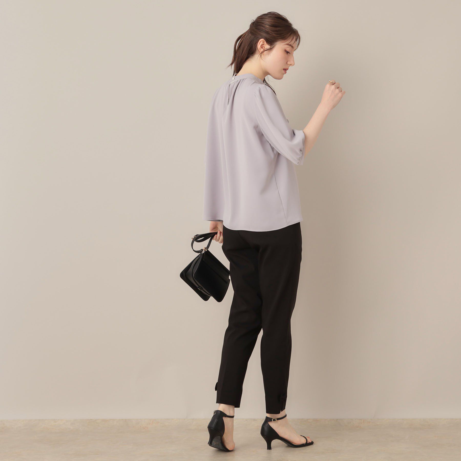 Couture broach「【らくちん・キレイ見え】リボンハイパーストレッチパンツ」|その他|