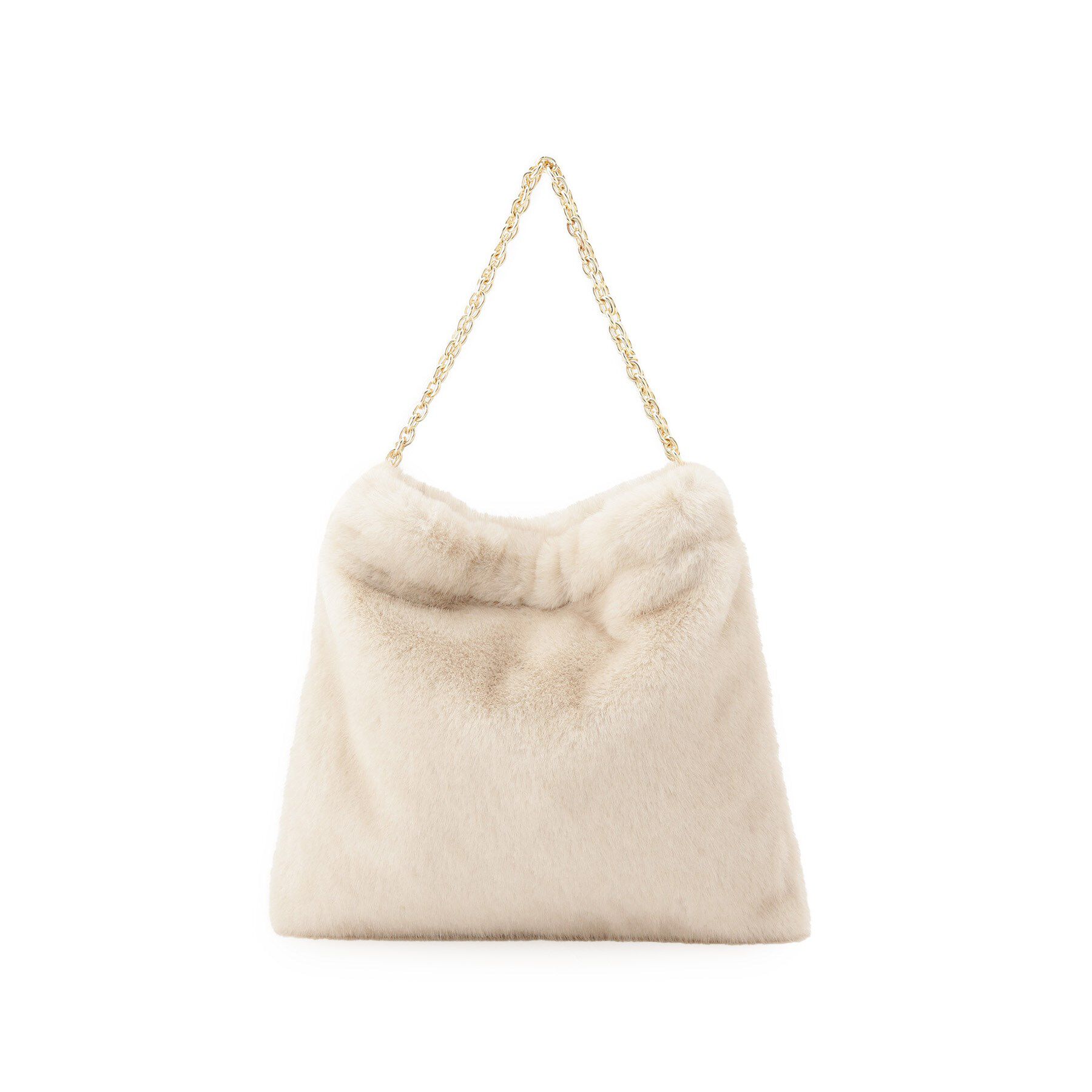 Couture broach「フェイクファーチェーンバッグ」|トートバッグ|