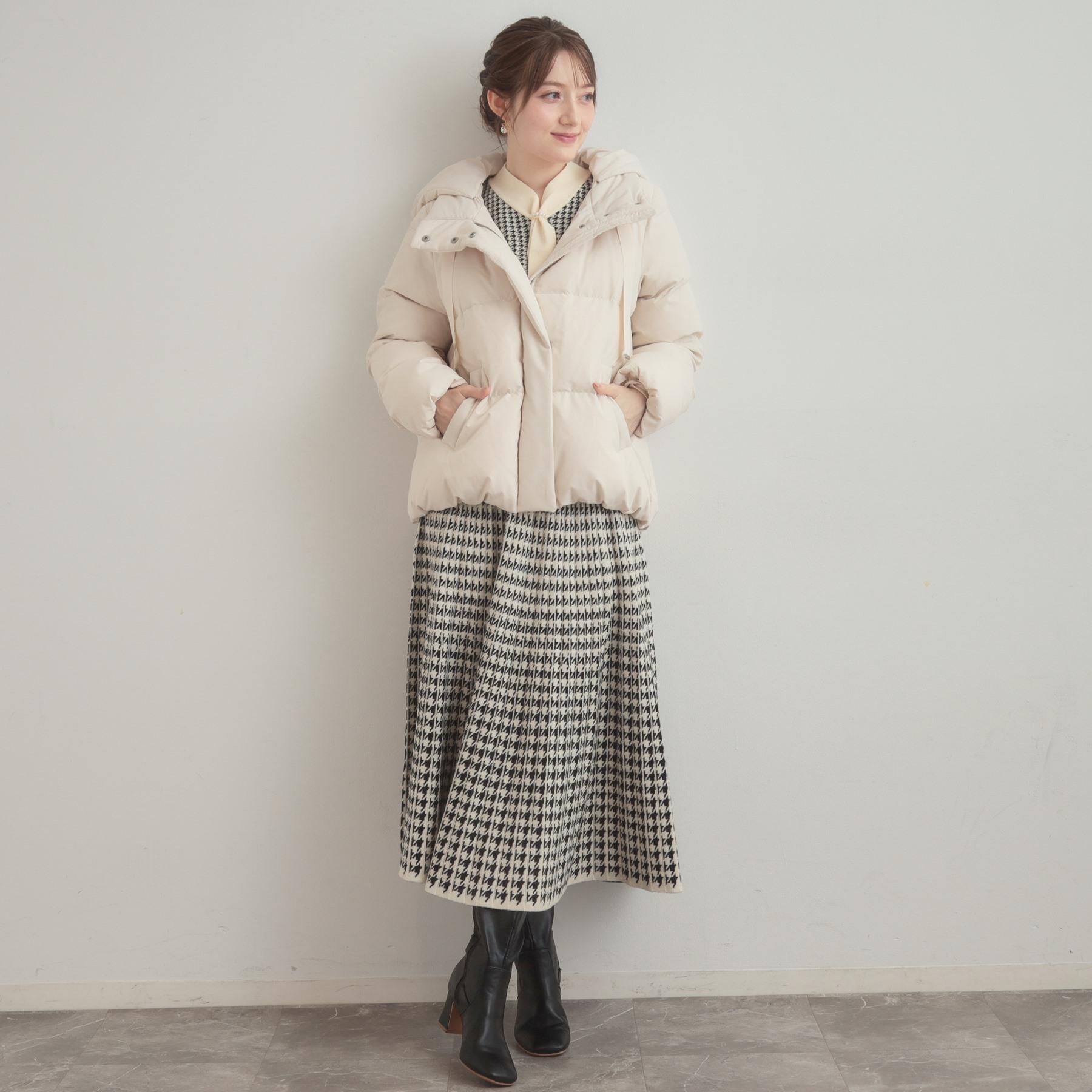 Couture broach「【冬の名品・撥水】愛されダウン」|ダウン|