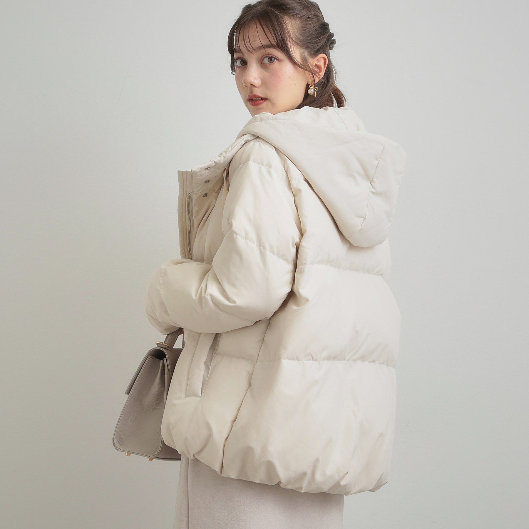 Couture broach「【冬の名品・撥水】愛されダウン」|ダウン|