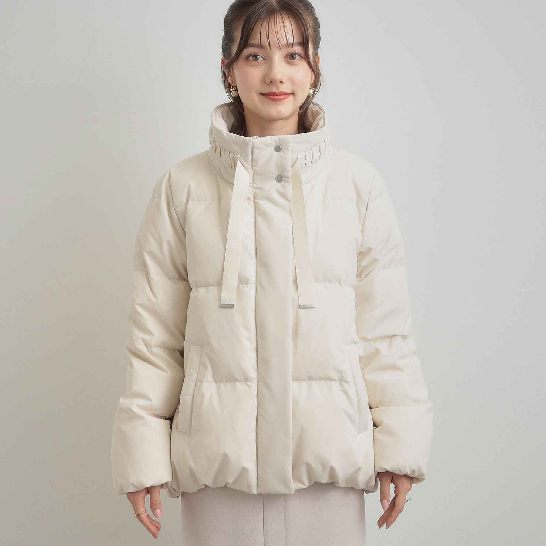 Couture broach「【冬の名品・撥水】愛されダウン」|ダウン|