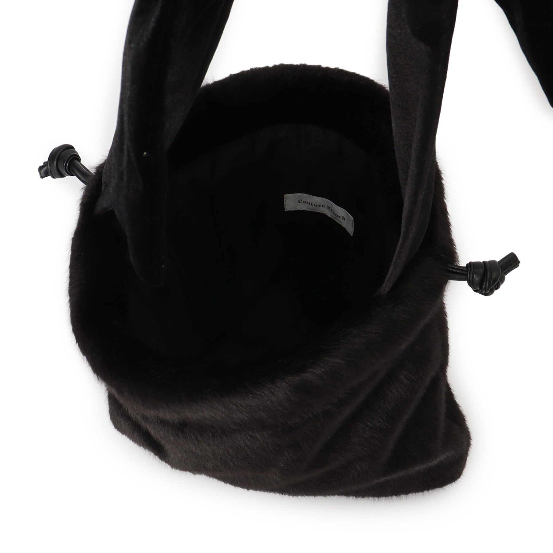 Couture broach「ベロアリボンフェイクファートートバッグ」|トートバッグ|