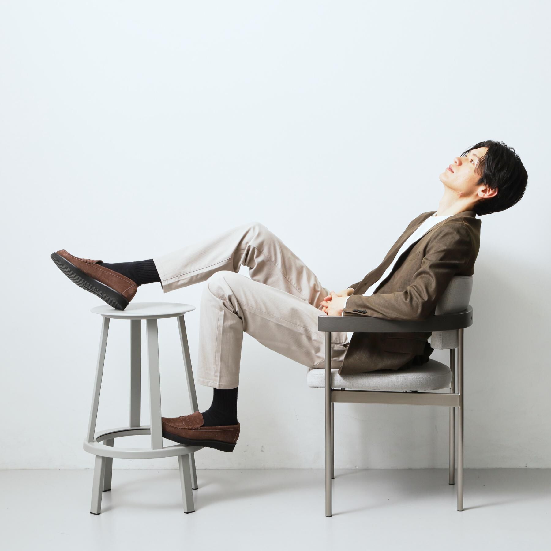 THE SHOP TK「【オールシーズン穿ける！】7DAYSストレッチへリンボンパンツ　ON&hArr;OFF兼用」|その他|