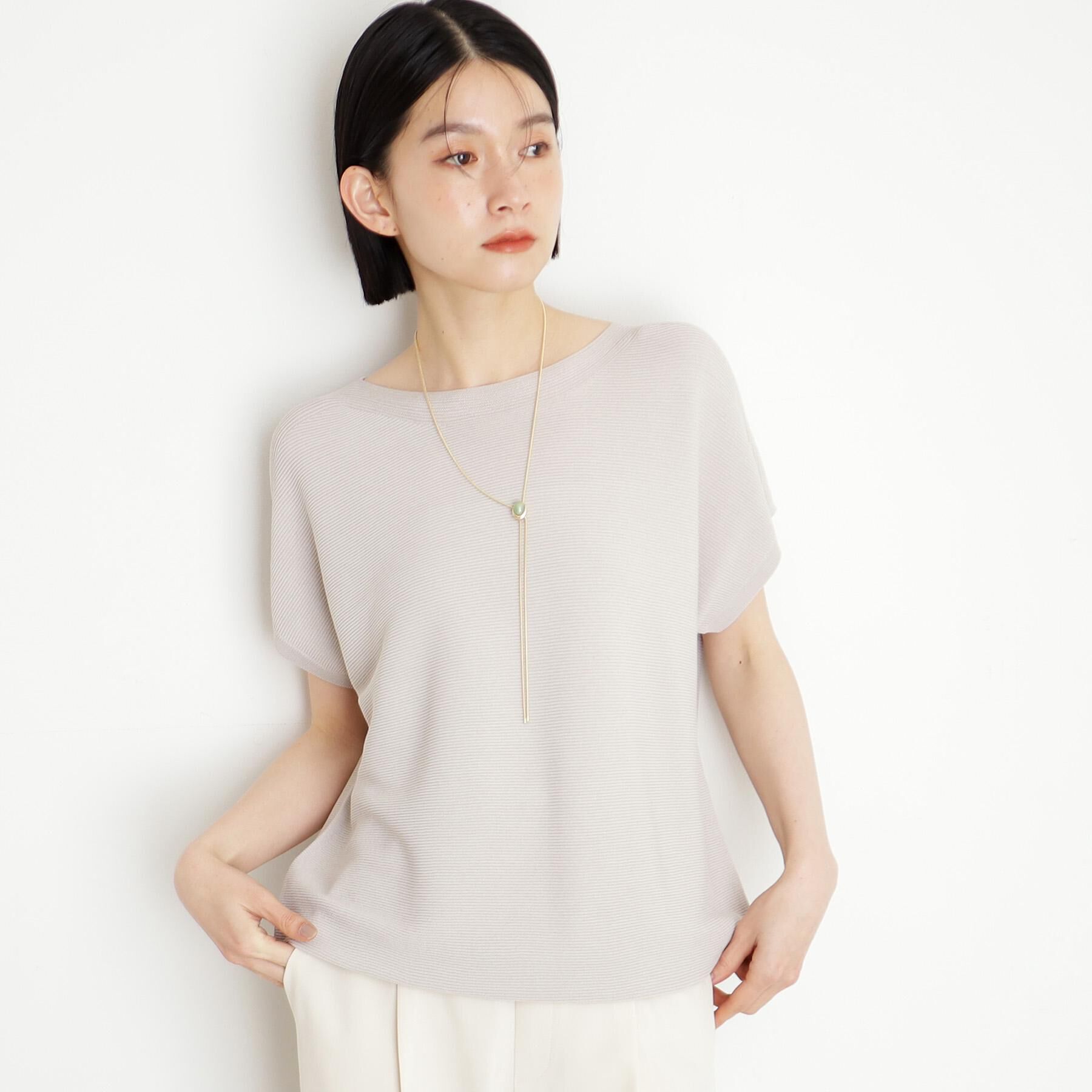 THE SHOP TK「美人フレンチニット【8色展開/WEB限定カラー/洗濯機OK/毛玉になりにくい】」|ニット・セーター|