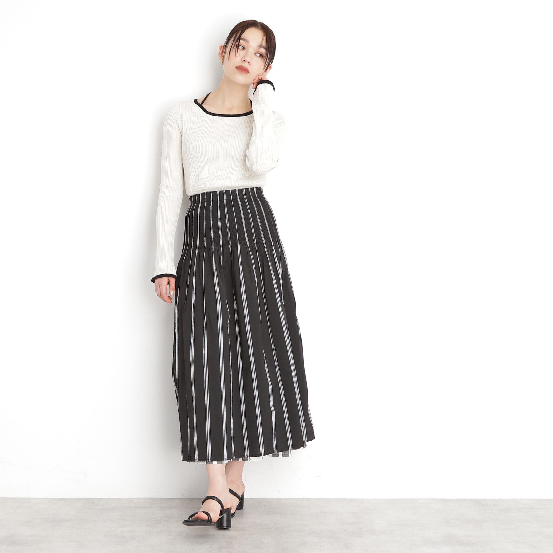 THE SHOP TK「リバーシブルスカート【洗える】」|スカート|