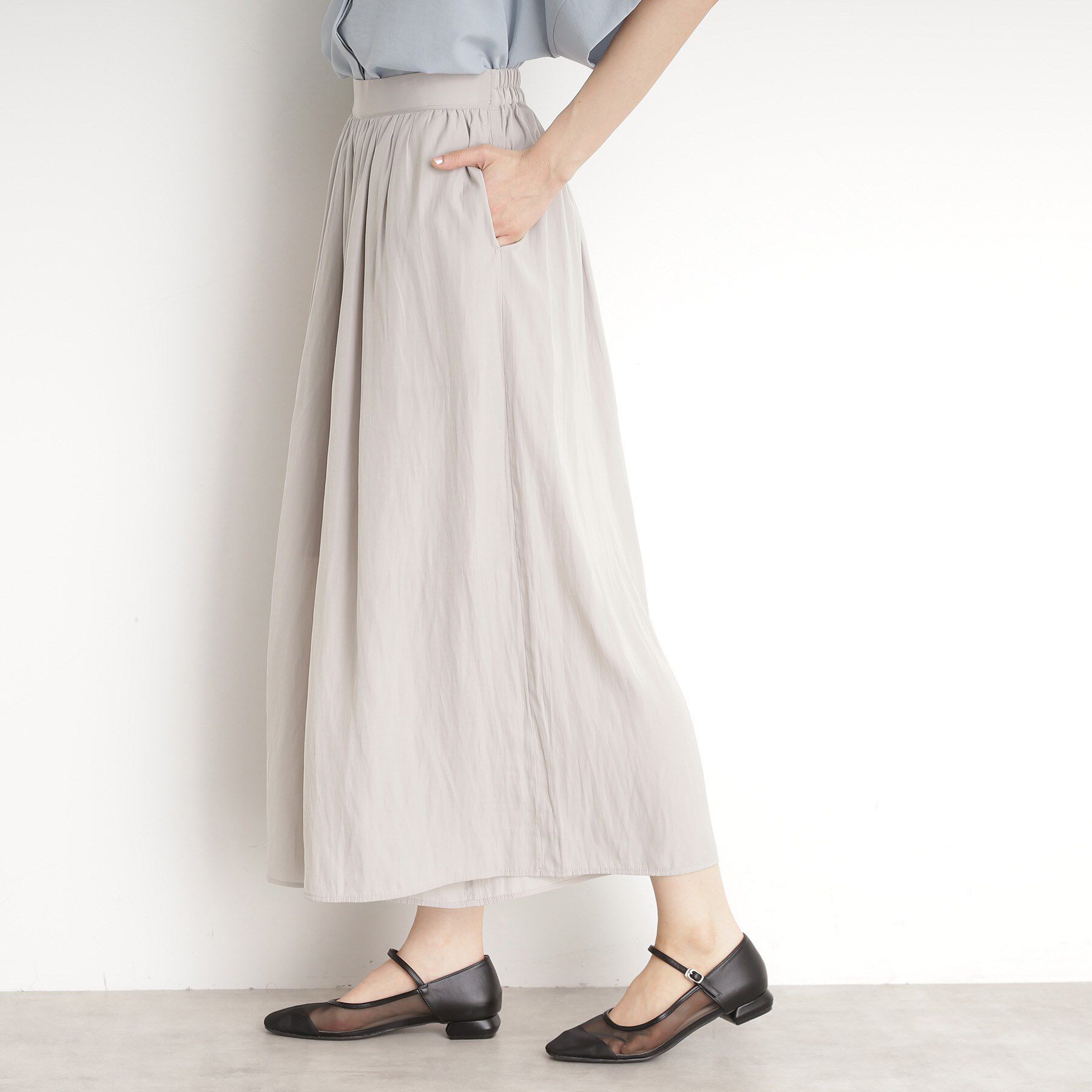 THE SHOP TK「ギャザースカーチョ【洗える/親子リンク】」|その他|