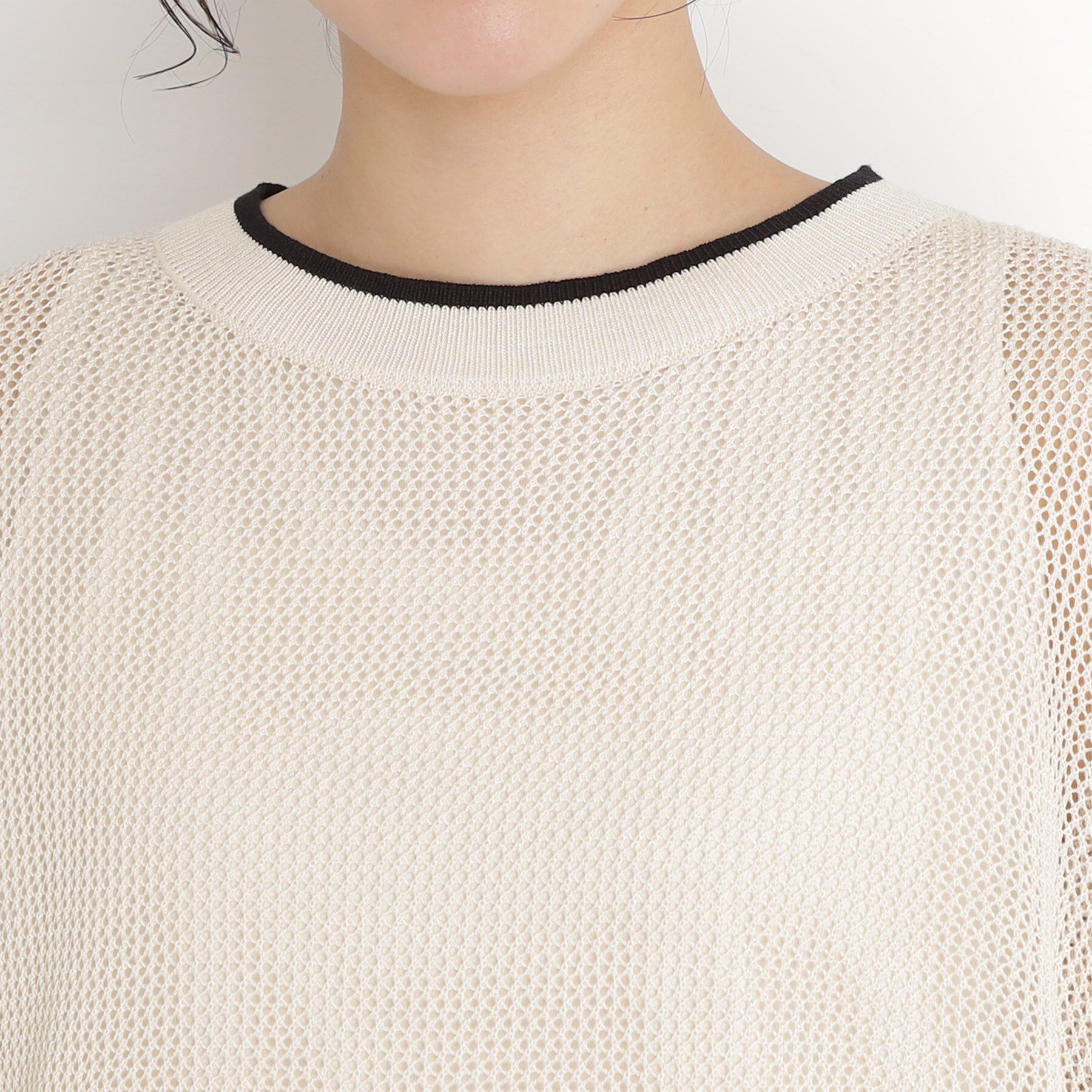 THE SHOP TK「フレンチスリーブメッシュニットタンクセット【洗える】」|その他|