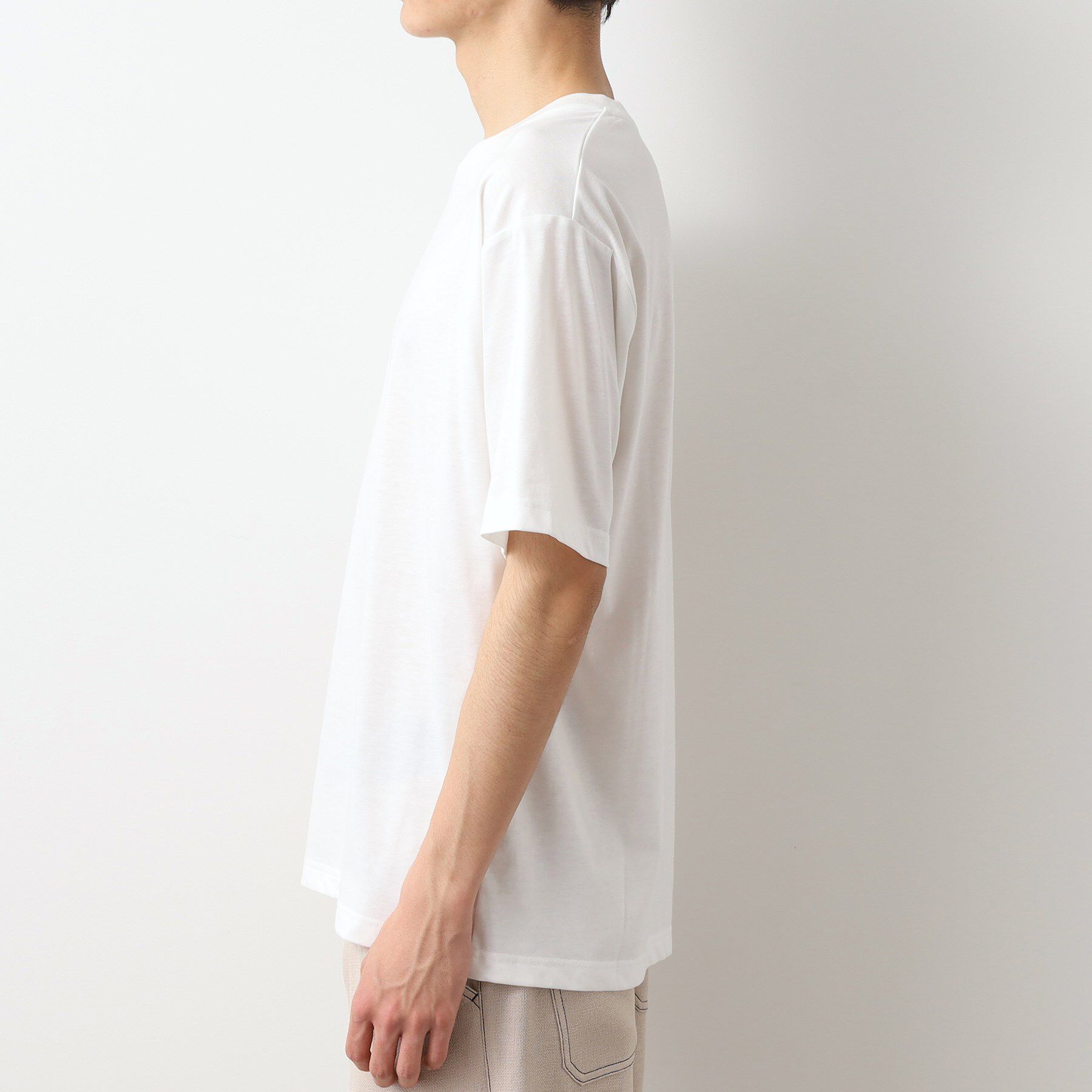 THE SHOP TK「クラフトレースアンサンブルシャツ【半袖Tシャツセットアイテム/オーバーサイズ/洗濯機OK】」|シャツ・ブラウス|