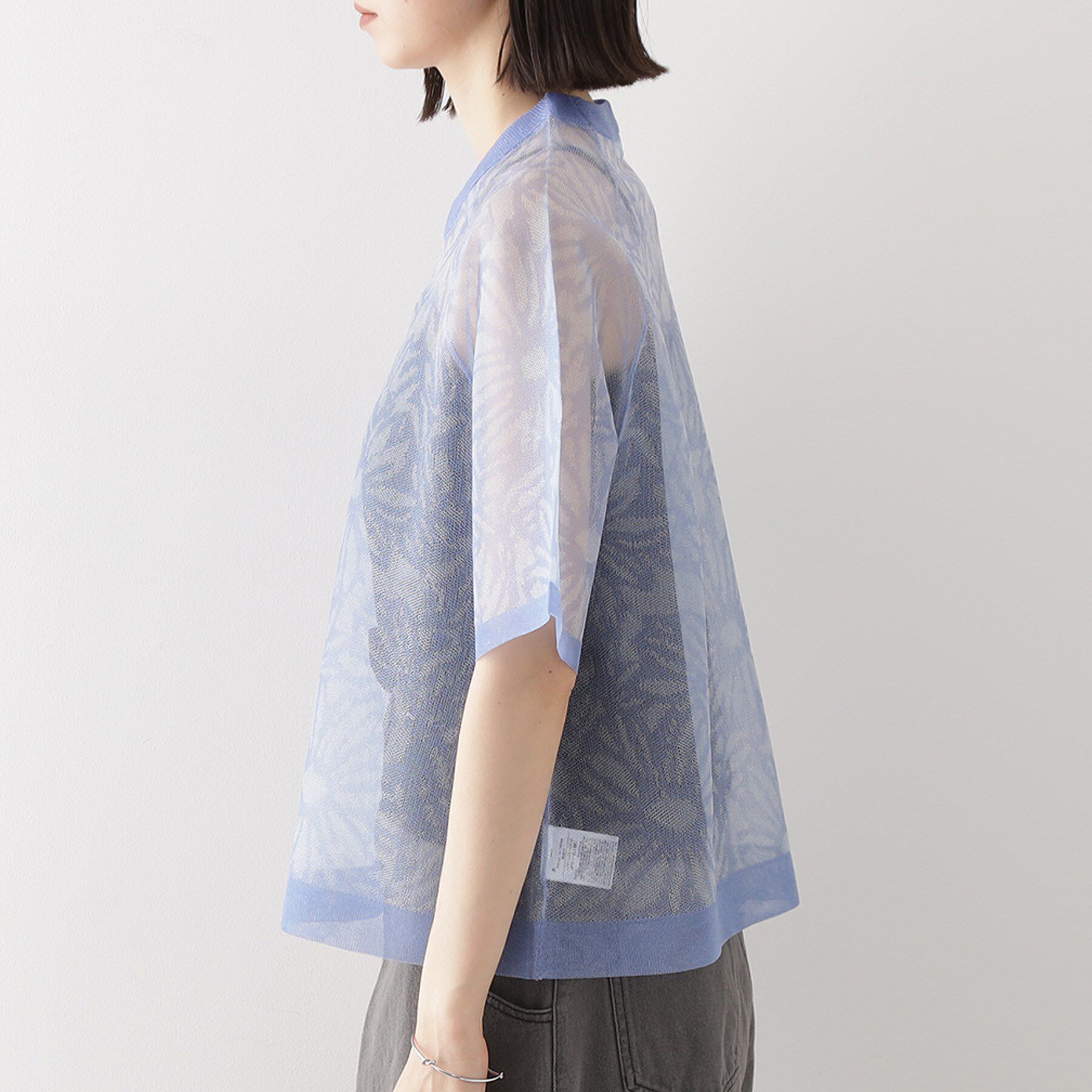 THE SHOP TK「カバーニットシアープルオーバー【洗える】」|ニット・セーター|