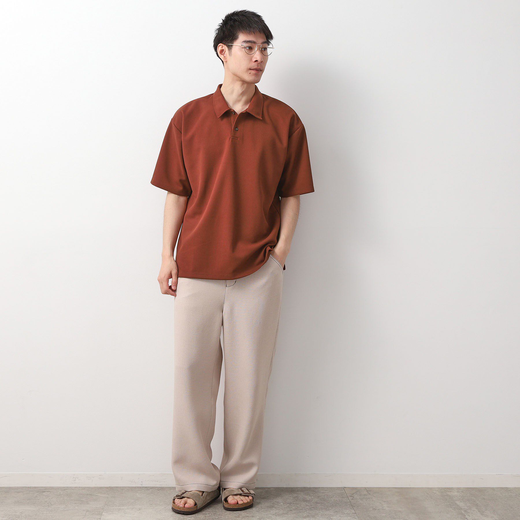 THE SHOP TK「ドライタッチカノコポロシャツ 【洗濯機OK/さらさら】」|ポロシャツ|