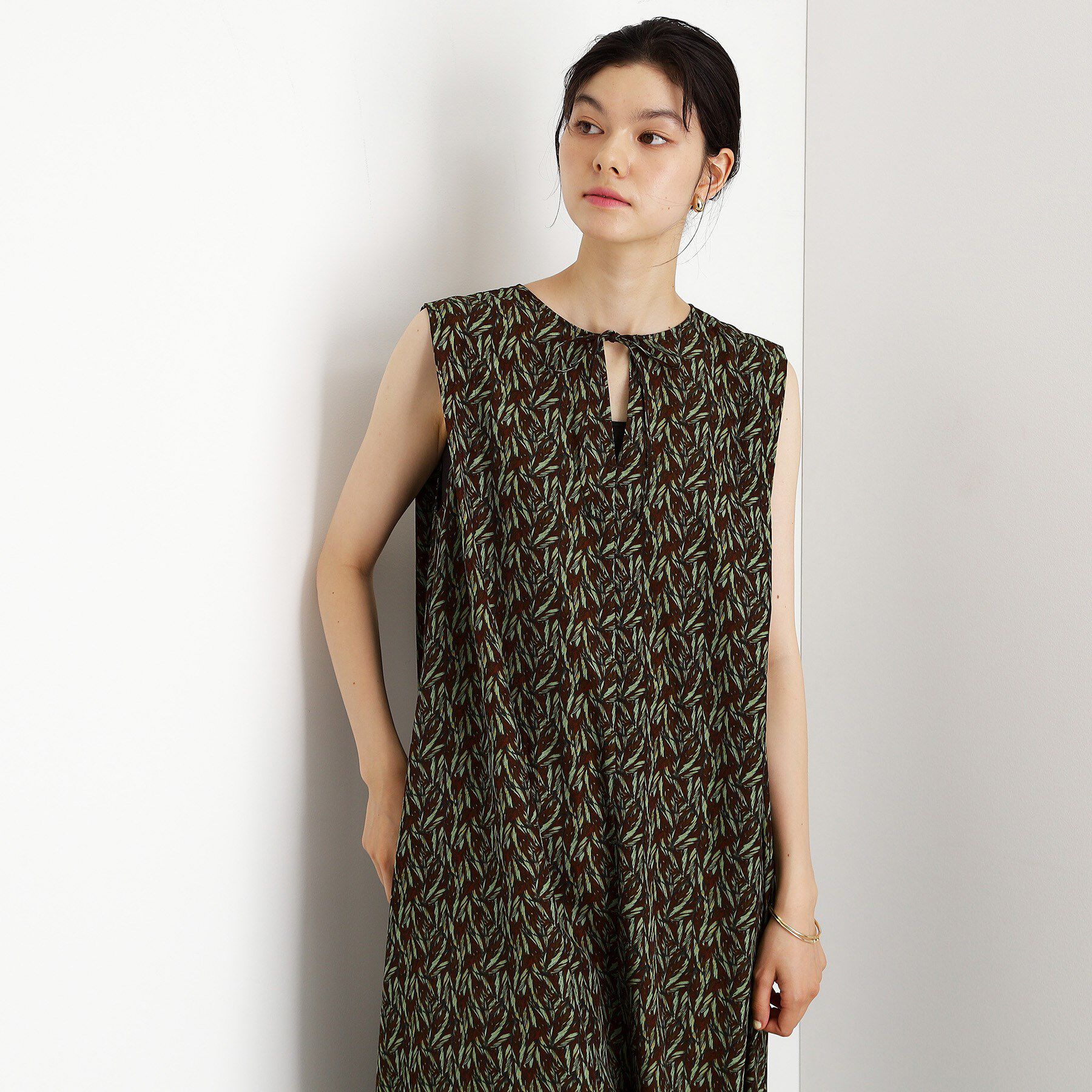 THE SHOP TK「ショルダータックワンピース【洗える】」|ワンピース|